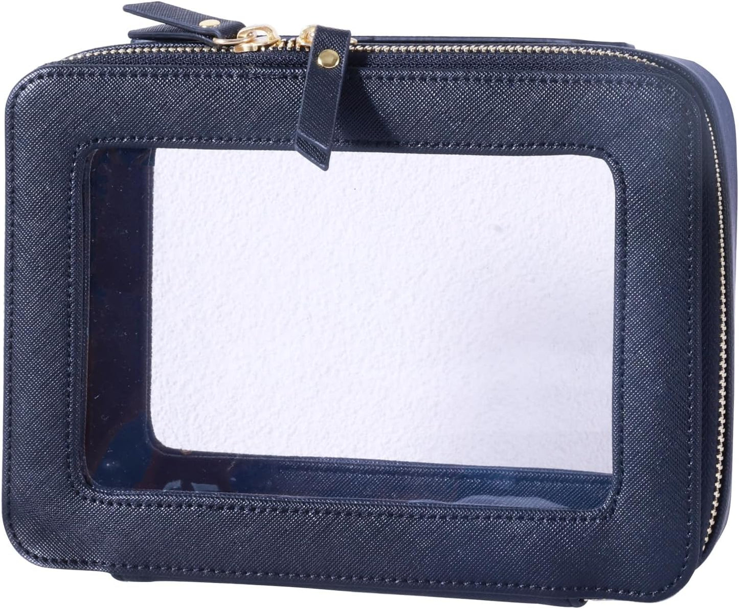 SANHECUN Toiletry bag waterproof cosmetic organizer with handle lagre opening for travelling