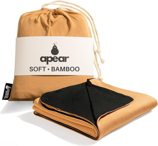 16-in-1 Compact Travel Blanket with Bag – Reversible, Ultra Soft Bamboo Airplane Blanket with Hidden Pocket - Lightweight & Packable for Flights, Camping, Picnic, Travel Essentials