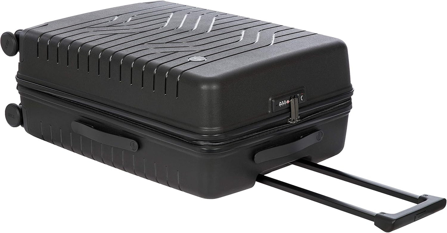 Bric's B|Y Ulisse Spinner Suitcase, Expandable Hard Shell Luggage with TSA Lock and Smooth 360° Wheels 28" – Black