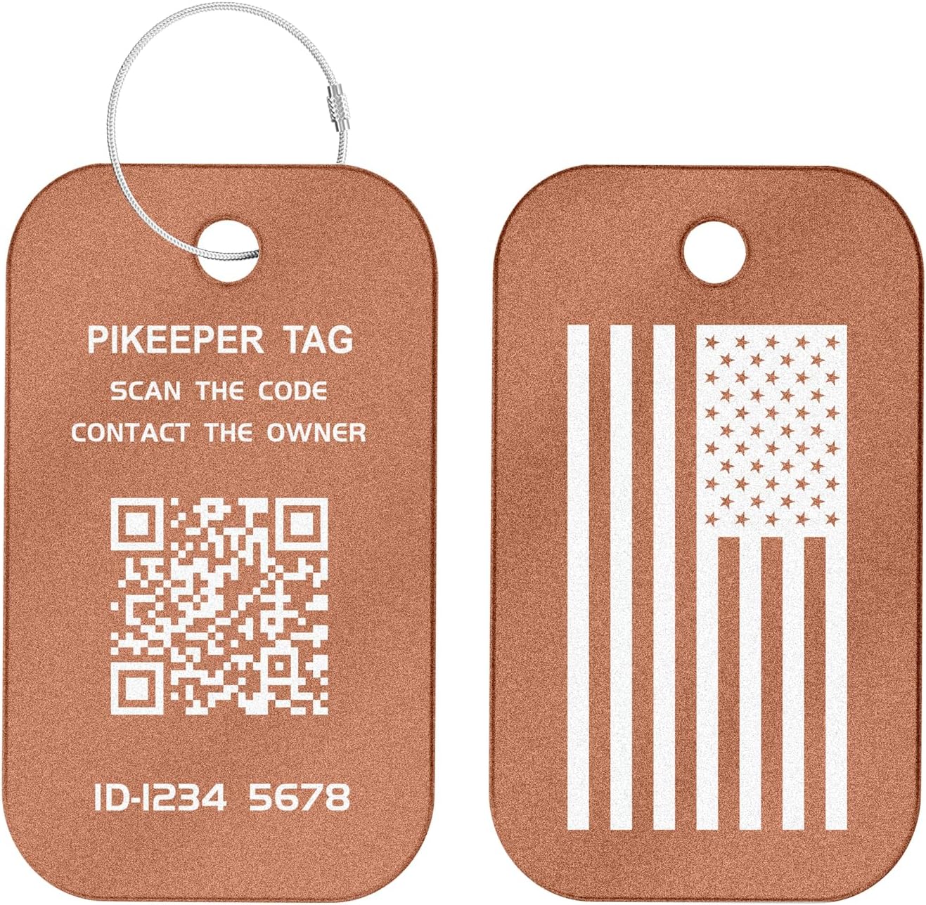 Smart Luggage Tags for Suitcases - Waterproof QR Code Bag Tags with Instant Location Alert, Self-Modifiable Info, Durable & Personalized Backpack Travel ID Tags, Hide Personal Details