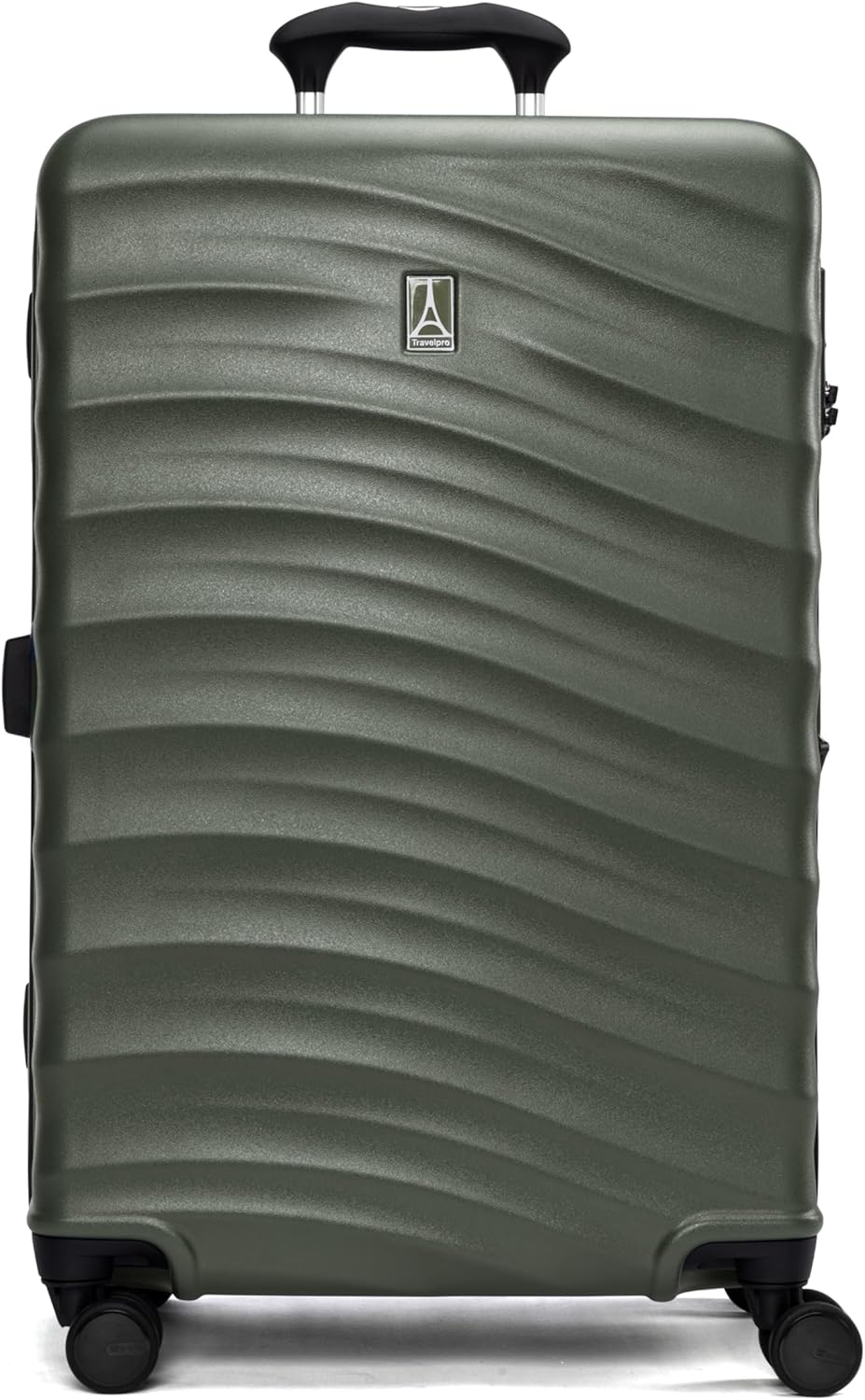 Travelpro Maxlite Air V2 Hardside Expandable Checked Luggage, 8 Spinner Wheels, Lightweight Hard Shell Suitcase, TSA lock, Slate Green, Checked Medium 25-Inch