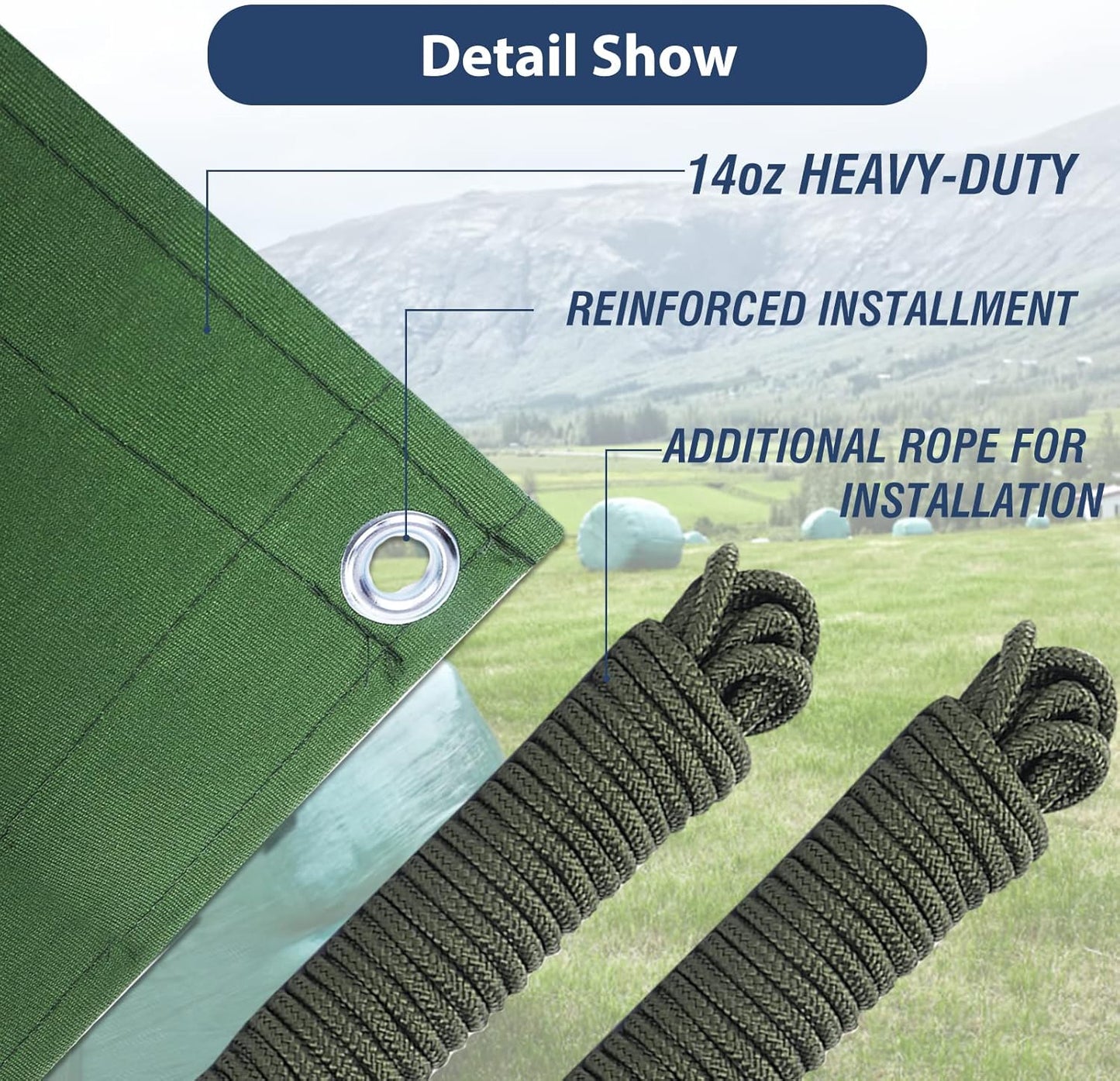 10’x10’ Canvas Tarps Heavy Duty Waterproof Tarpaulins with Aluminum Grommets,UV Resistant, 22Mil Multipurpose Drop Cloth, 14oz Durable Cover Sheet for Outdoor and Indoor Use with Ropes.