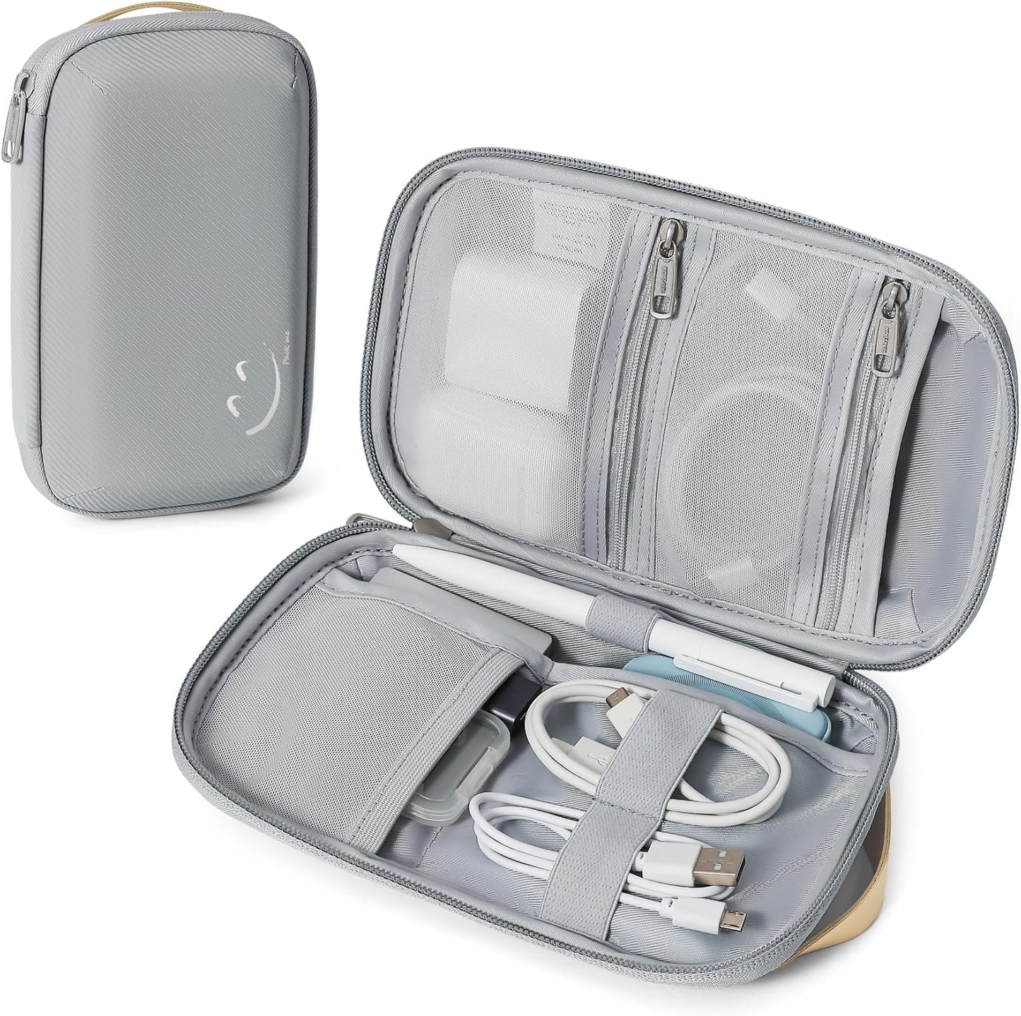 Travelkin Travel Cord Organizer, Small Electronic Organizer Travel Case, Cable Organizer Bag For Cords,Chargers Phone, Sd Card,Usbs