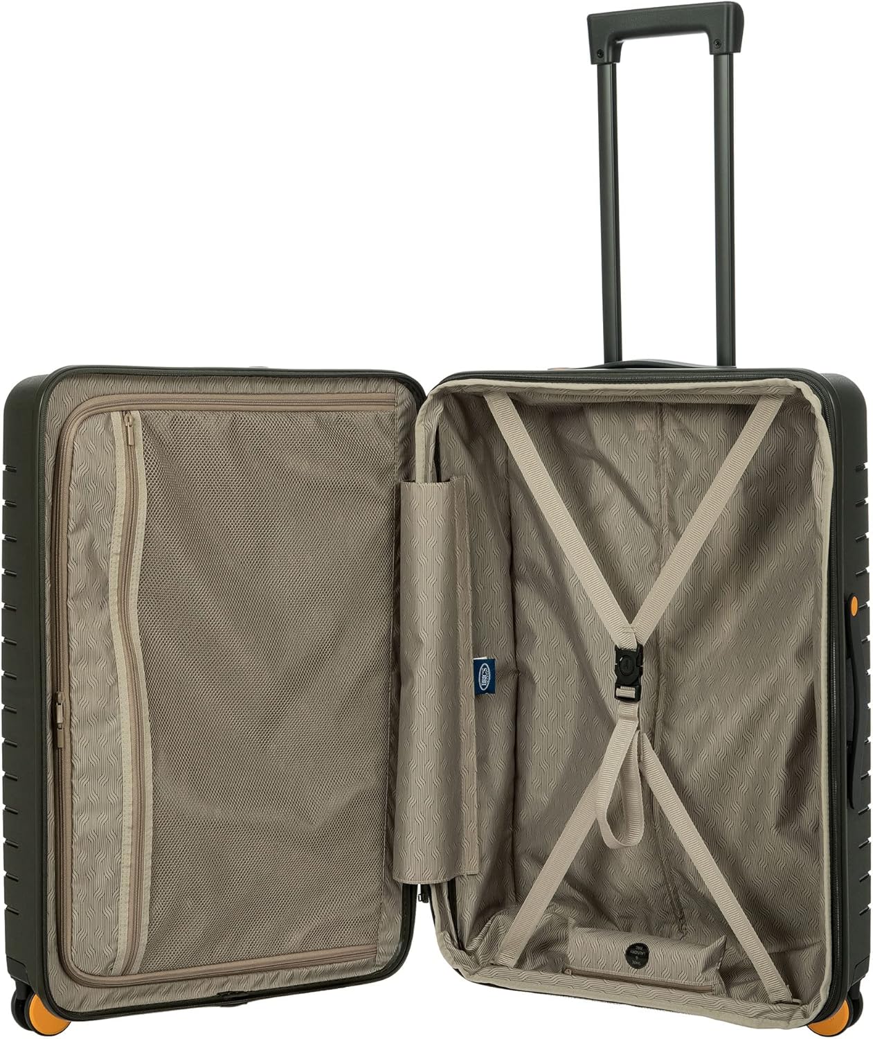 Bric's B|Y Ulisse Spinner Carry-On Suitcase, Lightweight Expandable Hard Shell Luggage with TSA Lock and Smooth 360° Wheels 21 Inch – Olive