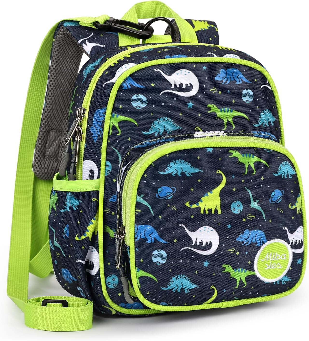 mibasies Backpack Leash for Toddlers 1-3: Baby Backpack for Boys with Anti-Lost Harness - Dinosaur