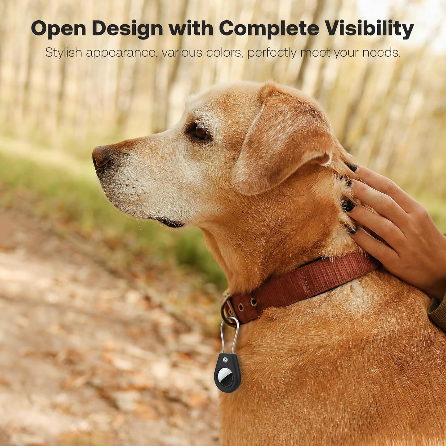 4 Pack Protect Case Compatible with Apple AirTag, Secure GPS Tracker Holder with Wire Cable Shockproof & Anti-Theif Suitable for Keychain, Keys, Luggage, Bags and Kids