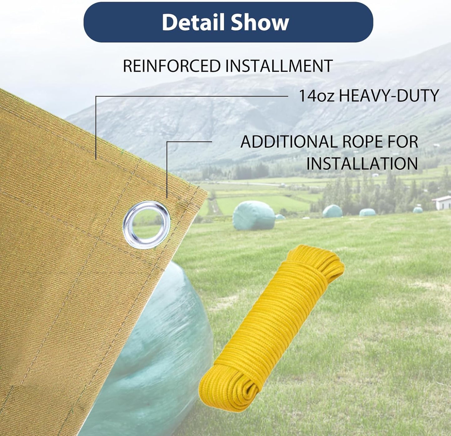 12’x20’ Canvas Tarps Heavy Duty Waterproof Tarpaulins with Aluminum Grommets,UV Resistant, 22Mil Multipurpose Drop Cloth, 14oz Cover Sheet for Outdoor and Indoor Use with Ropes Yellow