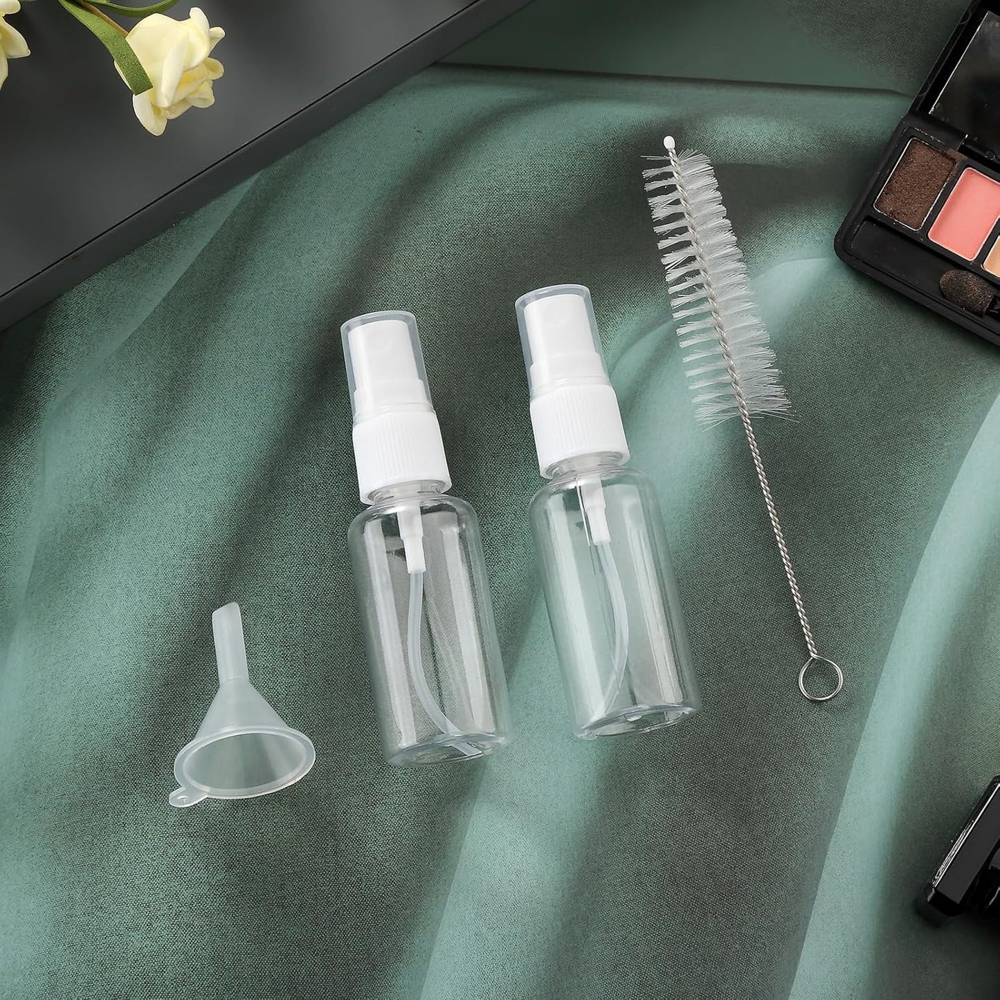 16 Pack Travel Bottles Set - Leakproof Silicone Containers, TSA Approved, Squeezable Refillable 3oz for Shampoo, Conditioner, Lotion