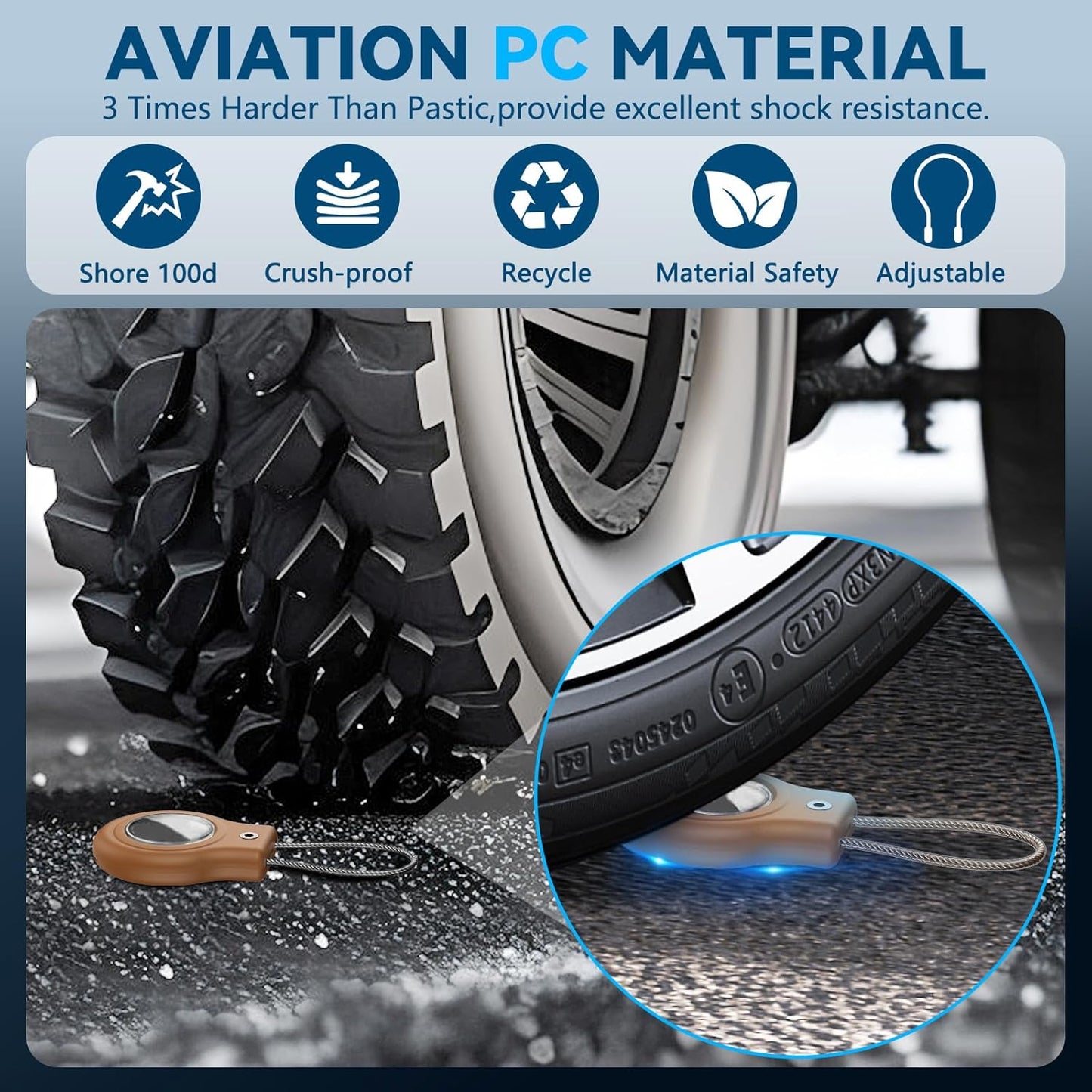 Waterproof Airtag Holder,4 Pack Airtag Case with Secure Lock,Airtags Keychain for Apple Airtag,Anti-Lost Protective Case Air tag Accessories for GPS Tracker Luggage,Bag,Key,Pet-Brown/Brown/Green/Green