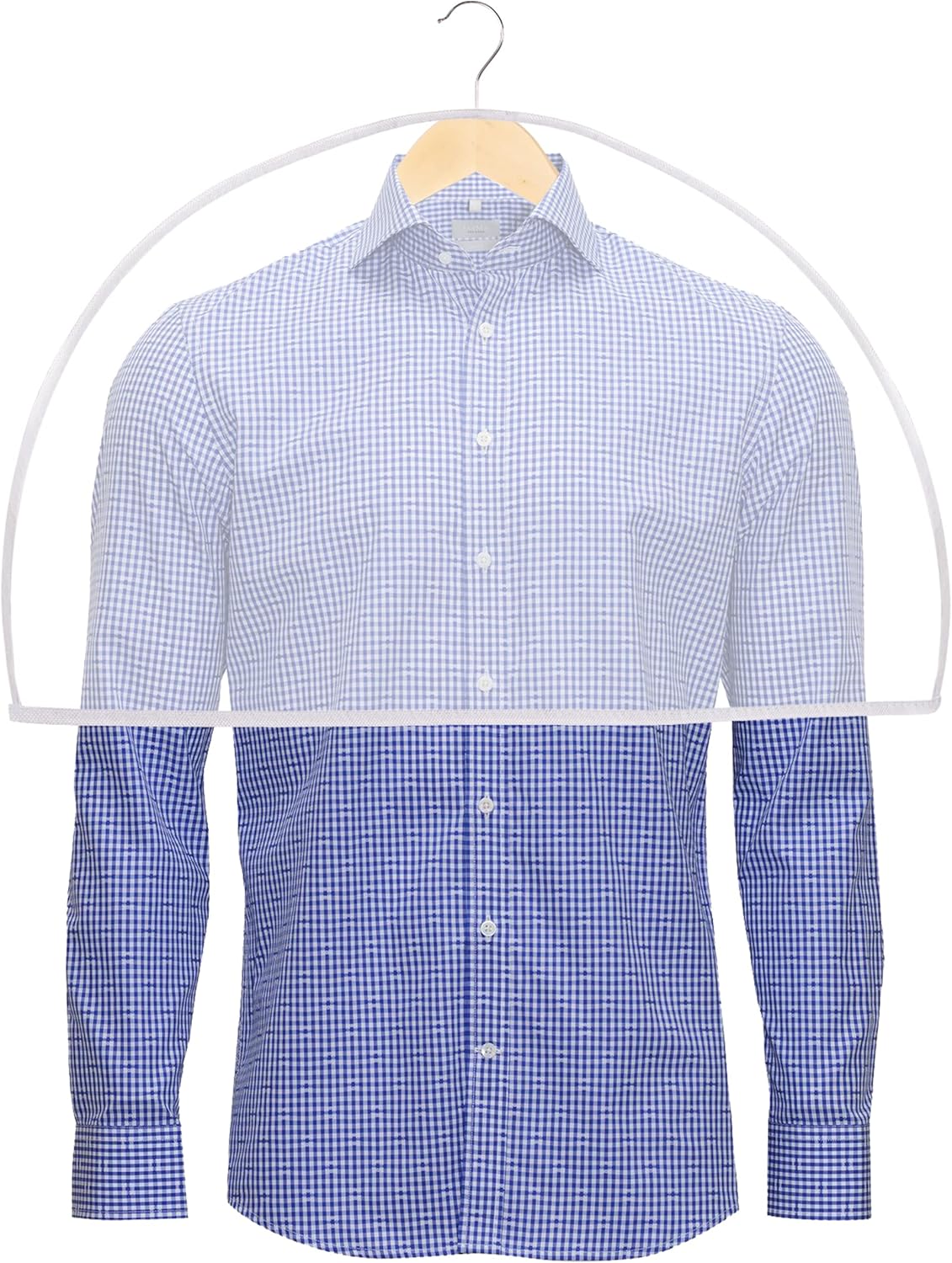 Shoulder Covers Plastic Hanger Covers for Clothes (Set of 12) Closet Clothes Protectors Breathable Clear Jacket Cover with 2" Gusset for Suit, Coat, Jackets, Blouses, Dress - 24'' x12" x2''/12 Pack