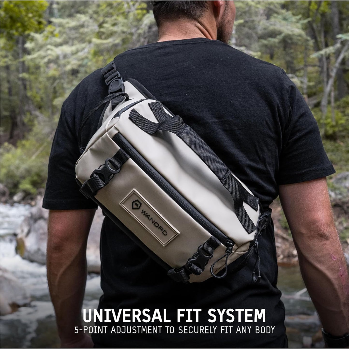 WANDRD ROGUE V1 6L Sling: Compact Camera Sling and Crossbody Bag with Fast Access, 3-Way Carry– Lightweight Everyday Bag Great for Travel, Photography, and Daily Use (Yuma Tan)