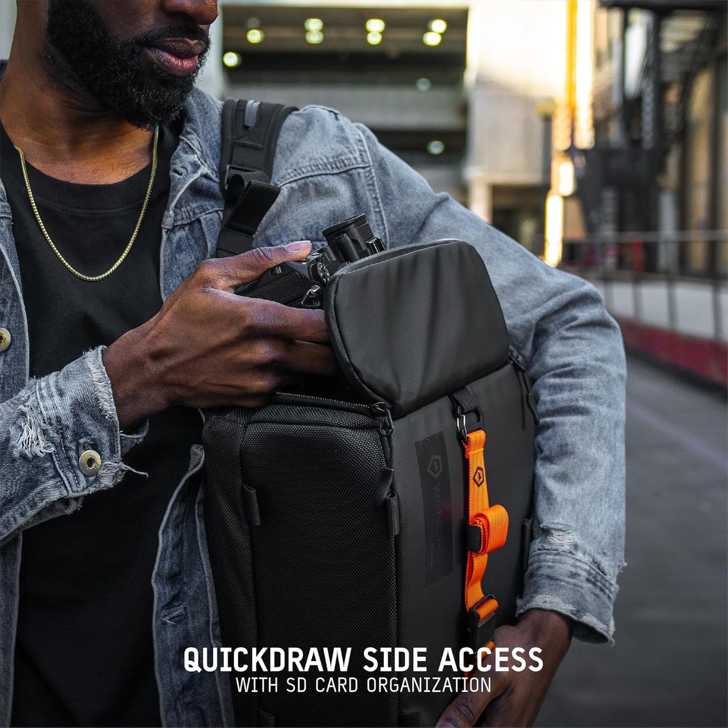 WANDRD PRVKE Lite: Weather-Resistant Travel & Camera Backpack with Laptop Sleeve, Quick Side Access, Clamshell Opening – Ideal Photography & Travel Bag