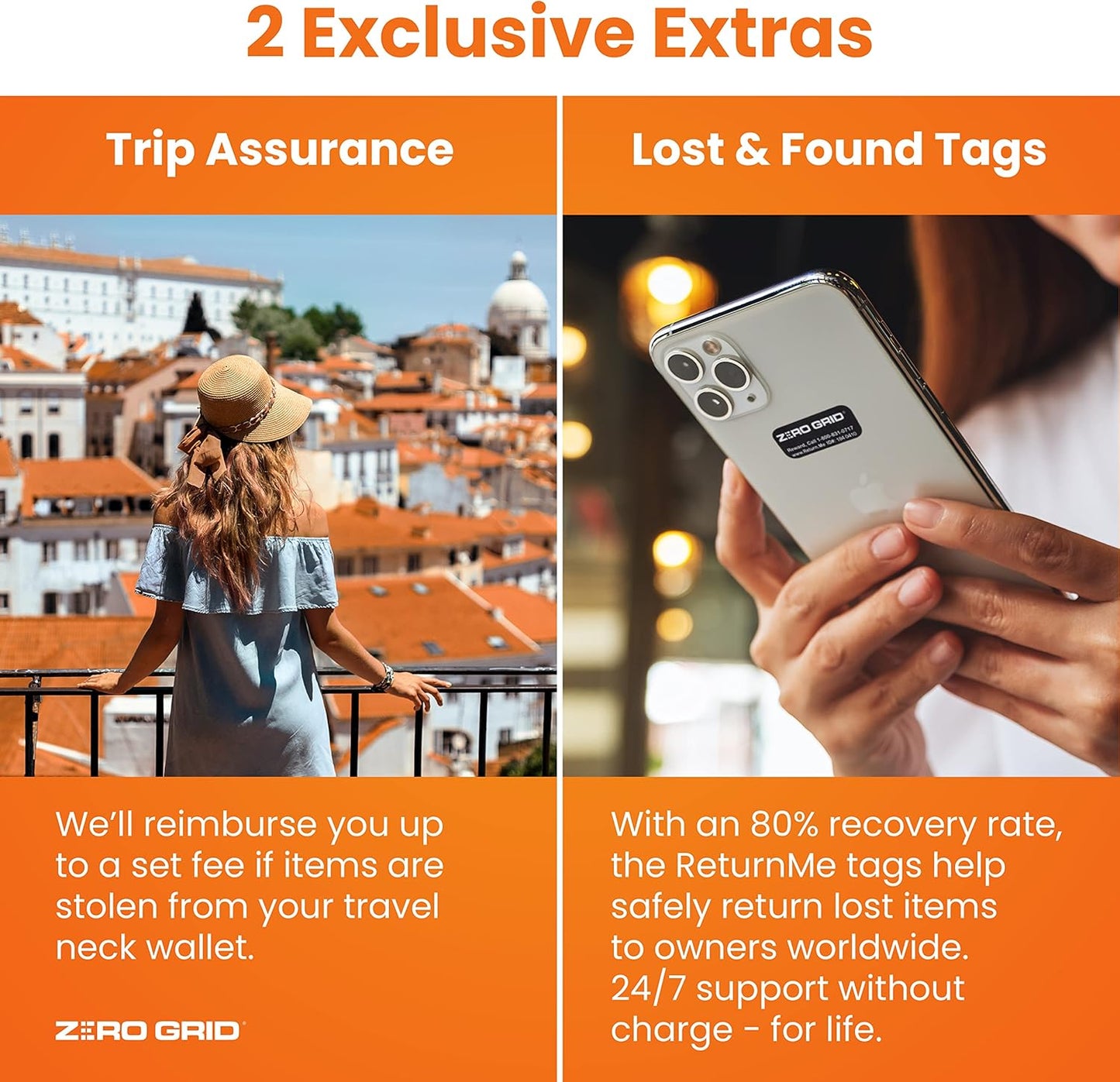 Passport Holder & Travel Wallet with RFID Blocking - Premium Document Organizer Case for Men and Women - Holds Passports, Cards, Tickets, ID, Cash - Compact Zippered Wallet - Midnight