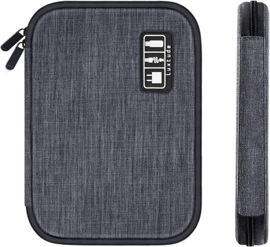 Luxtude Cord Organizer Bag, Travel Cable Organizer Bag, Electronic Organizer Travel Case for Chargers and Cords, Tech Bag & Charger Case, Flying Essentials for Electronics Items/USB,etc