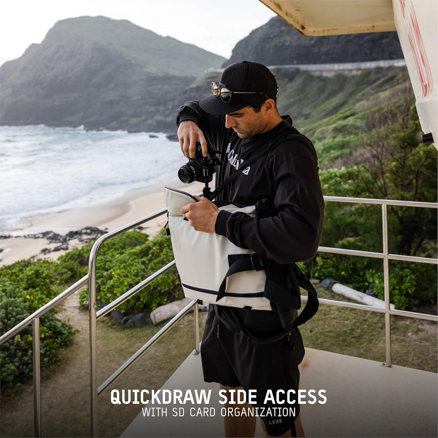 WANDRD PRVKE Lite: Weather-Resistant Travel & Camera Backpack with Laptop Sleeve, Quick Side Access, Clamshell Opening – Ideal Photography & Travel Bag