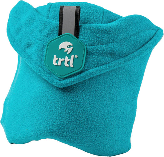 trtl Pillow - Scientifically Proven Super Soft Neck Support Travel Pillow - Machine Washable (Aqua Pop, Junior)