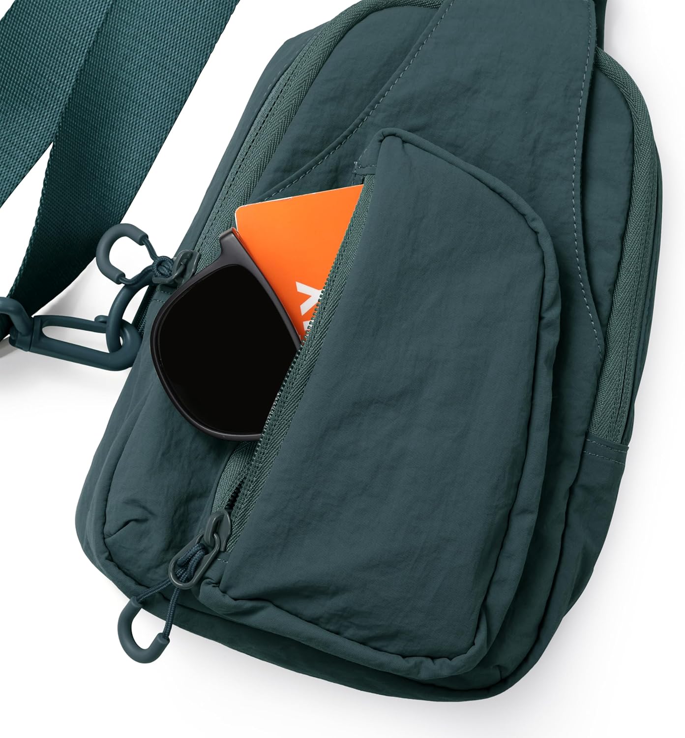 ODODOS Daily Sling Bag with Adjustable Straps Crossbody Chest Bag Lightweight Small Backpack for Casual Traveling Hiking