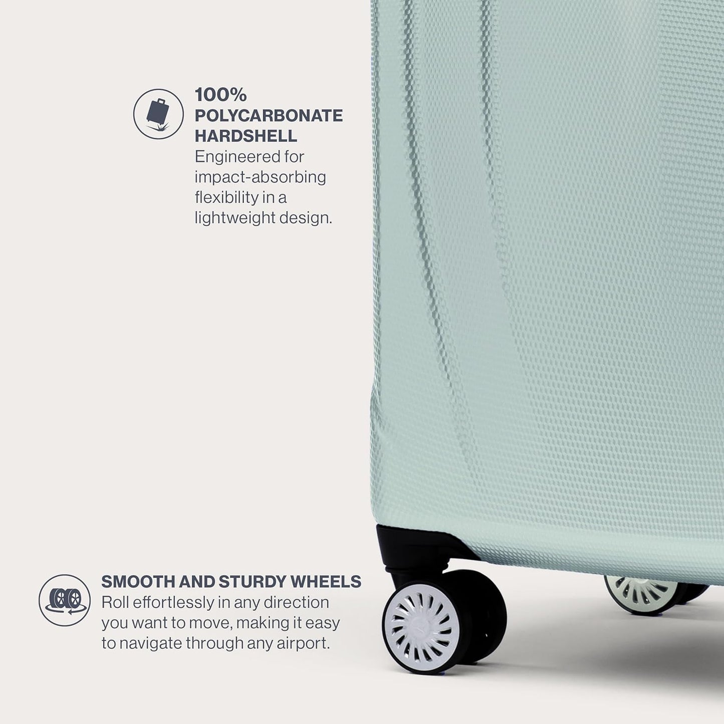 Travelpro Pathways 3 Hardside Expandable Luggage, 8 Spinner Wheels, Lightweight Hard Shell Suitcase, Cloud Grey, Checked Large 28 Inch