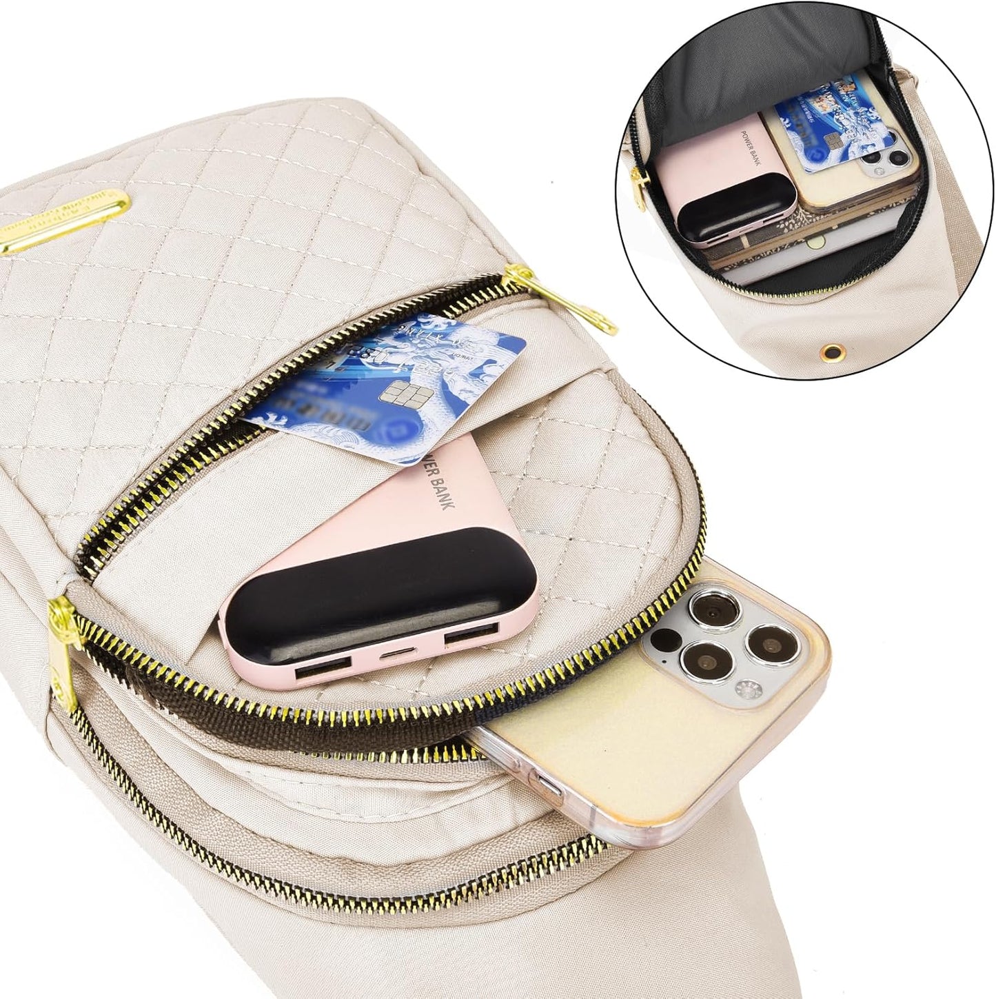 Small Sling Bag For Women Men Casual Crossbody Sling Backpack