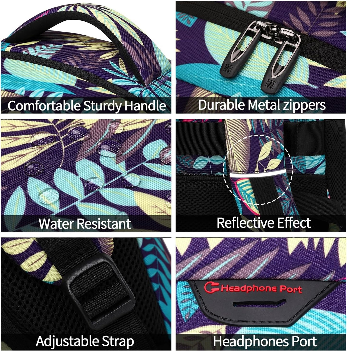 Laptop Backpack,Business Travel Anti Theft Slim Durable Laptops Backpack with USB Charging Port,Water Resistant College Computer Bag for Women & Men Fits 15.6 Inch Laptop and Notebook