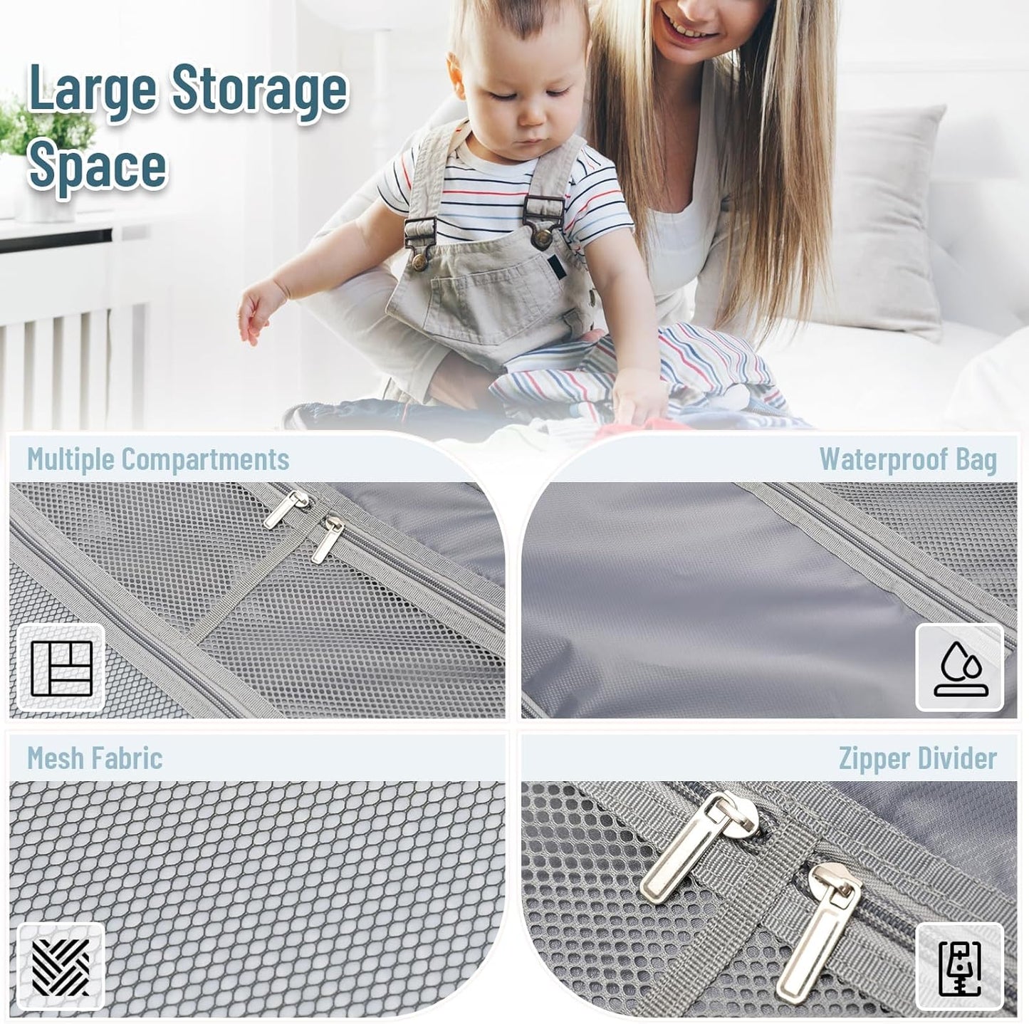 Hardside 22'' Luggage with Seat for Kids & Adults, 360° Lockable Spinner Wheels Travel Suitcase with TSA Approved Lock and Seat Belts(Black, 22-Inch)