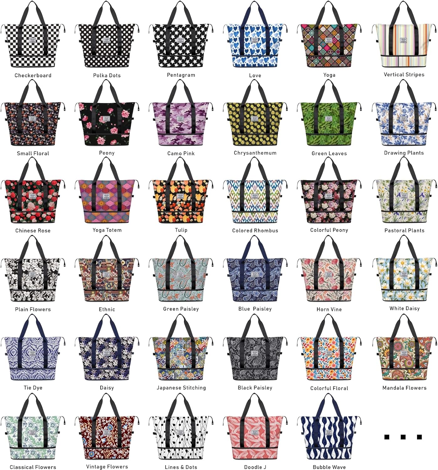 NPBAG Women Travel Duffel, Multi Functional Large Expandable Weekender Carry-on Tote, Gym Workout Overnight Bag, Mommy Hospital Bag for Labor and Delivery