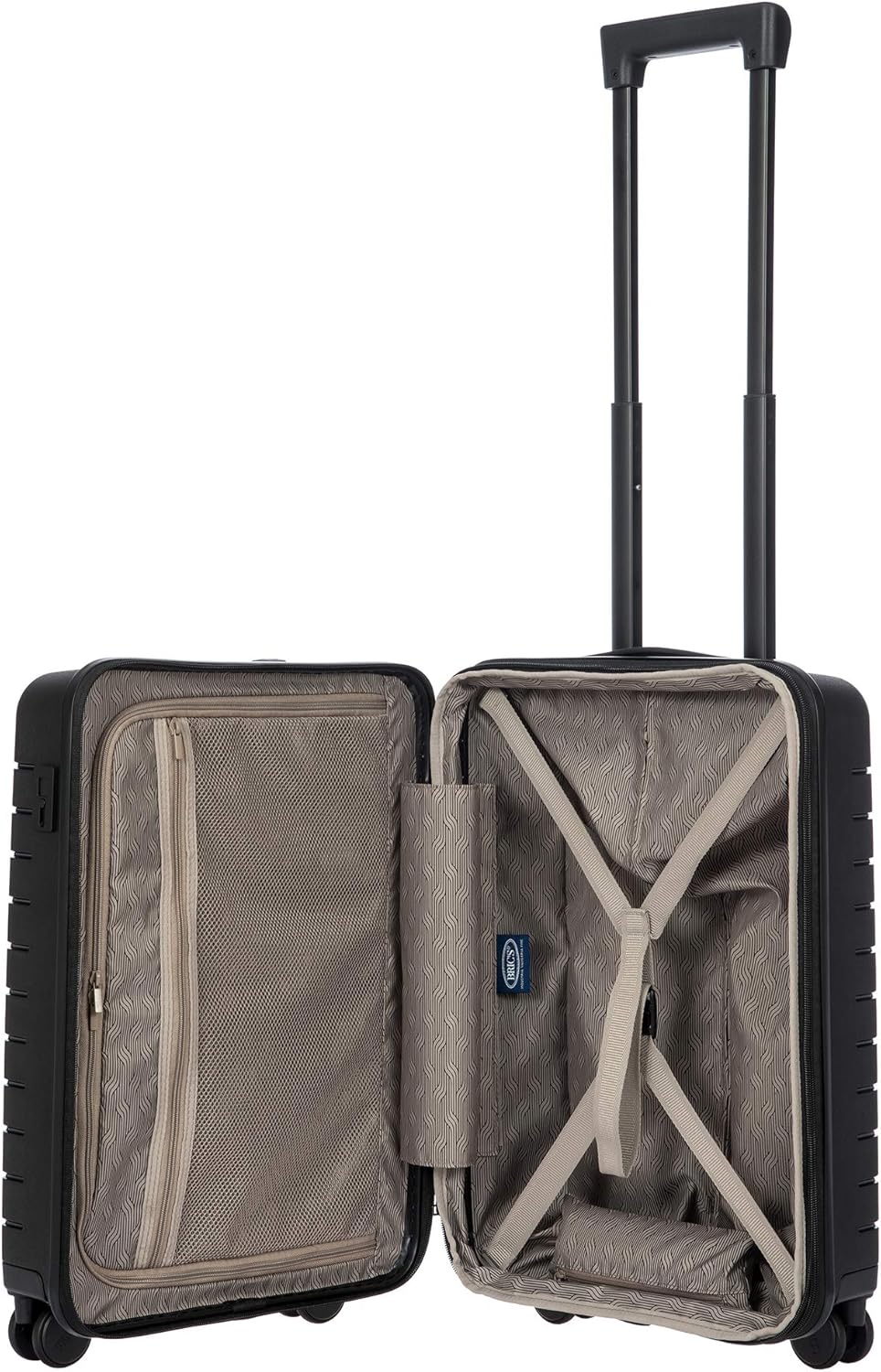 Bric's B|Y Ulisse Spinner Suitcase, Expandable Hard Shell Luggage with TSA Lock and Smooth 360° Wheels 28" – Black