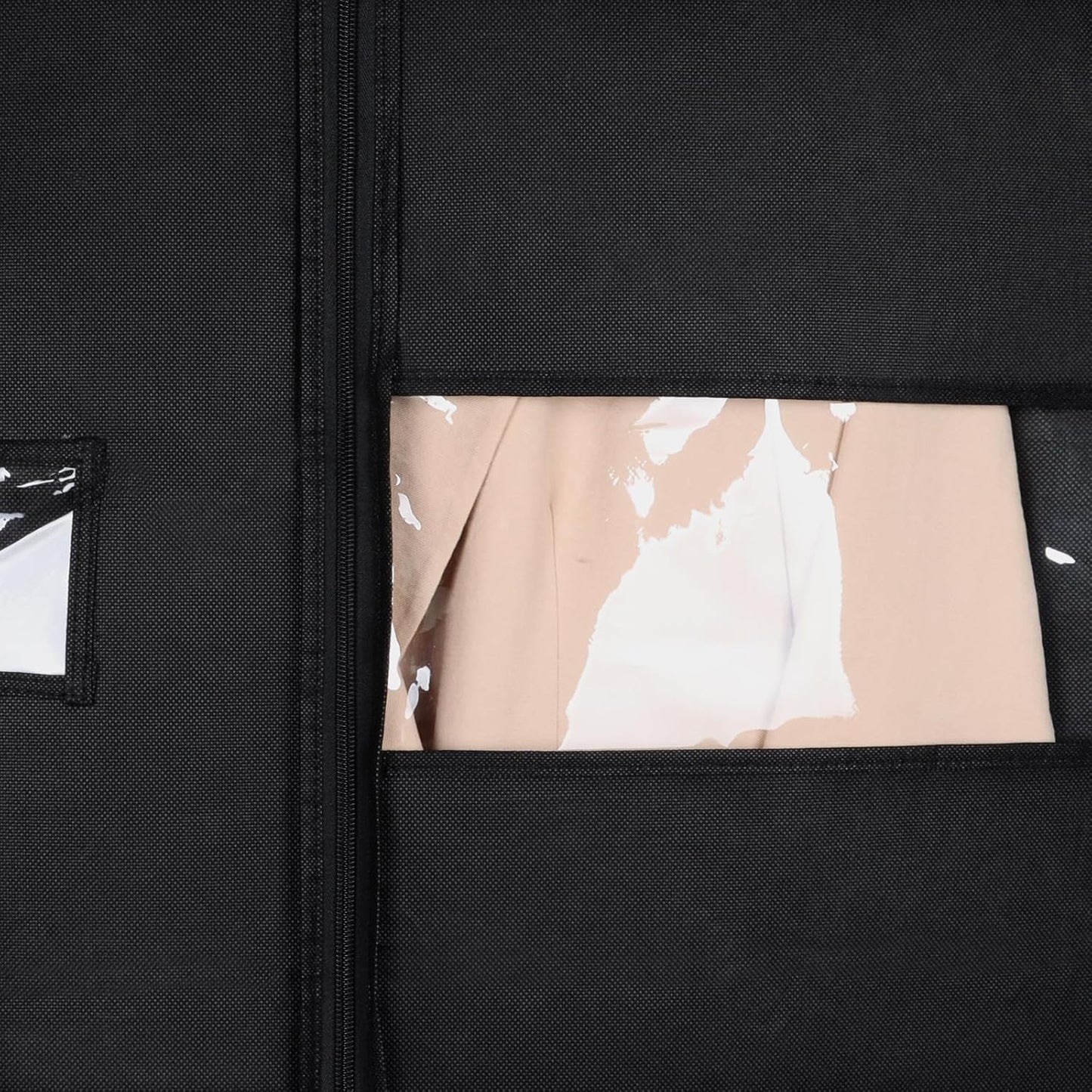 Syeeiex 40" Suit Bag(Set of 8), Suit Bags for Closet Storage, Garment Bags for Hanging Clothes, Suit Cover Bags for Suits, T-shirts, Jackets, Coats, Business Wear (Black)