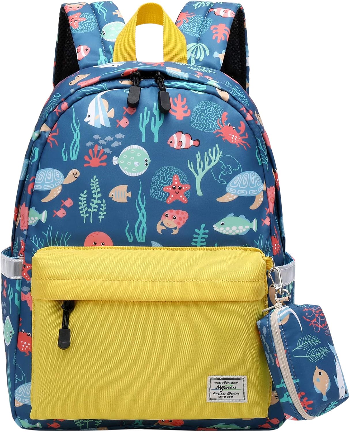 mygreen Toddler Backpack, Kids Backpack for Boys and Girls with Chest Strap