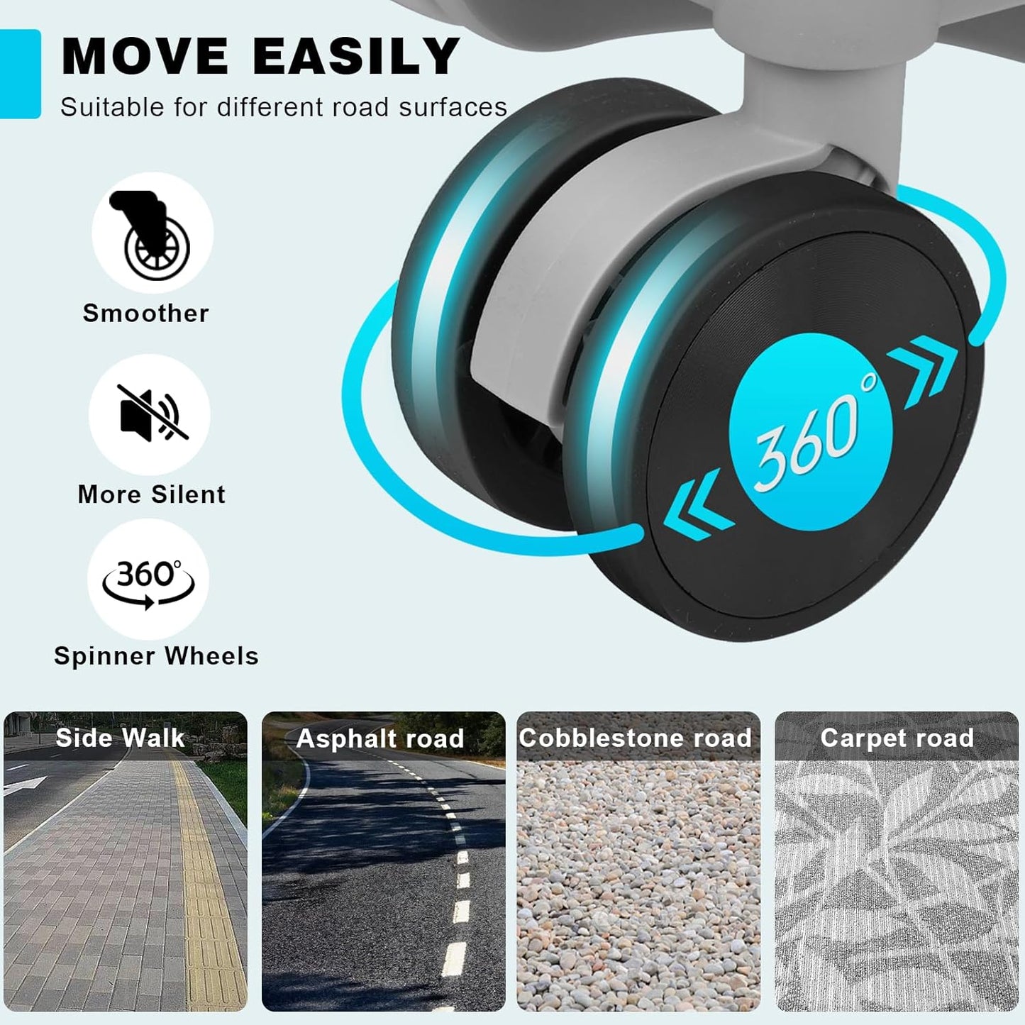 AnyZip Luggage PC+ABS Aluminum Frame Zipperless Checked Luggage Hard Shell Suitcase with TSA Lock Double Spinner Wheels 28 Inch Silver