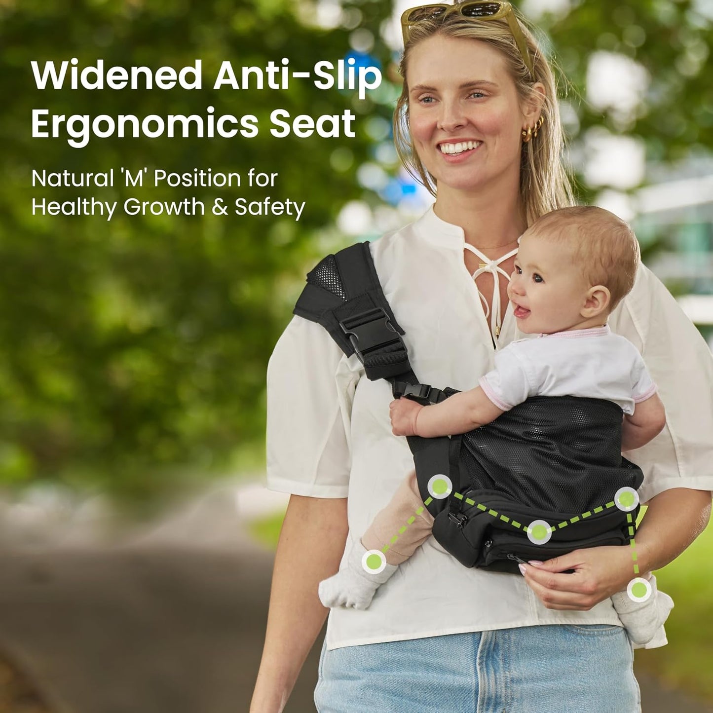 Baby Carrier Newborn to Toddler, Toddler Carrier, Cozy Baby Carrier with Adjustable Padded Shoulder Strap, Suits for 12-36lb