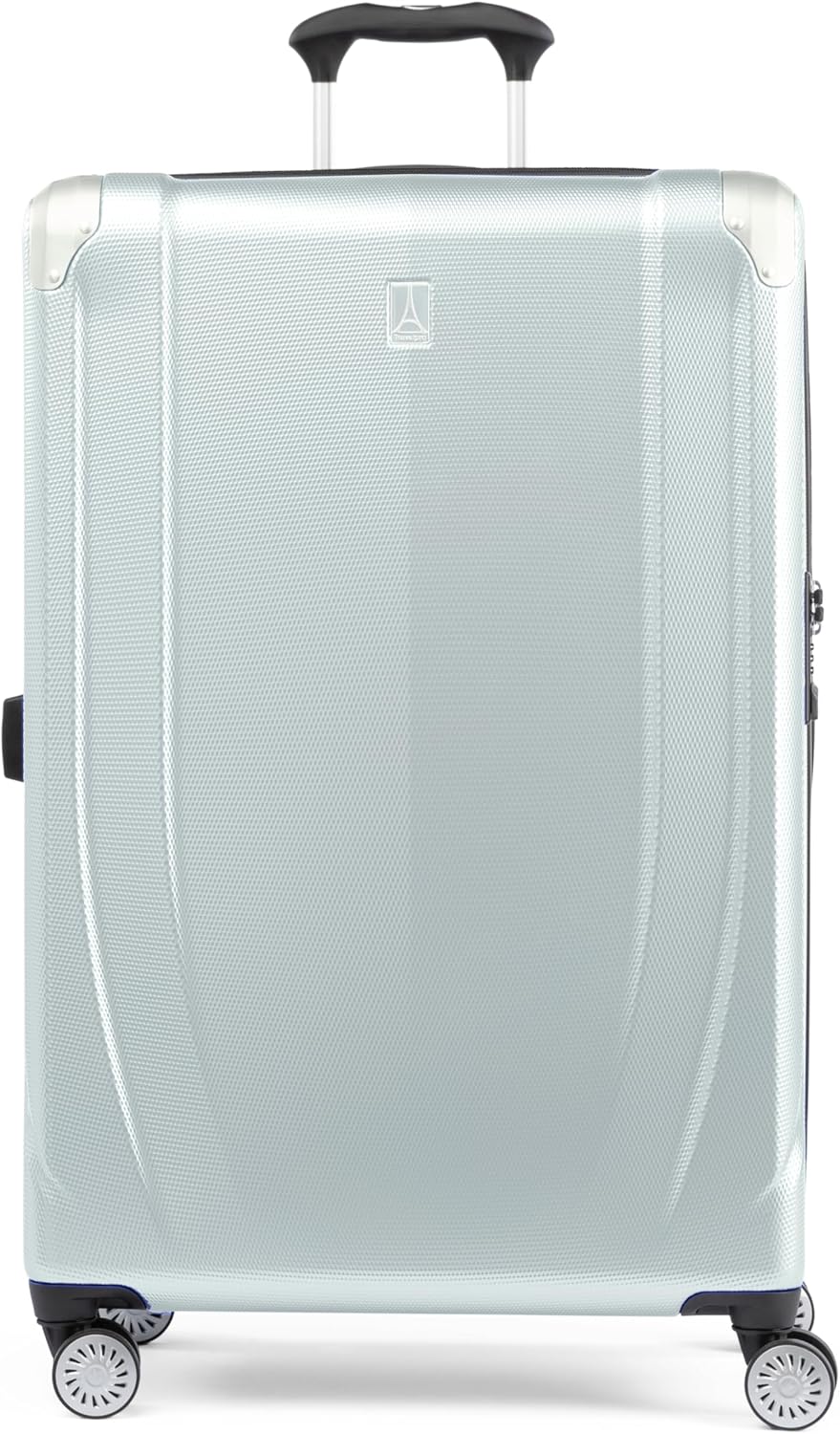 Travelpro Pathways 3 Hardside Expandable Luggage, 8 Spinner Wheels, Lightweight Hard Shell Suitcase, Cloud Grey, Checked Large 28 Inch