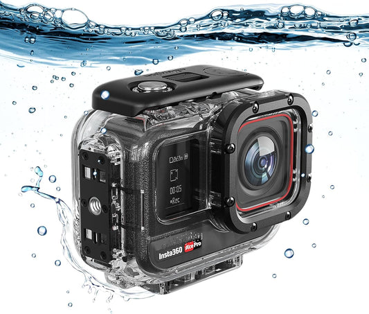 Underwater Dive Case for Insta360 Ace Pro/Ace, 60M/196FT Waterproof Case, Protective Diving Water Housing Cover Shell for Insta360 Ace Pro Action Camera, for Insta360 Ace Pro Accessories