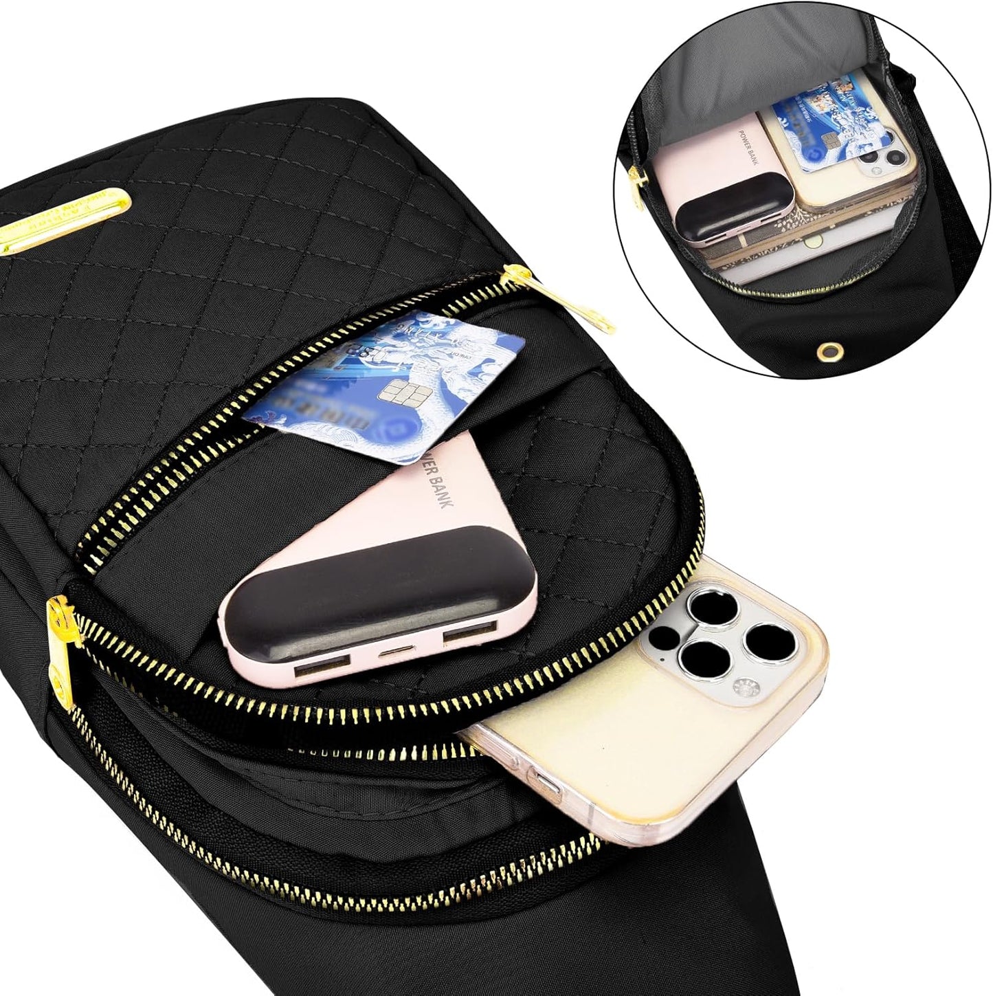 Small Sling Bag For Women Men Casual Crossbody Sling Backpack