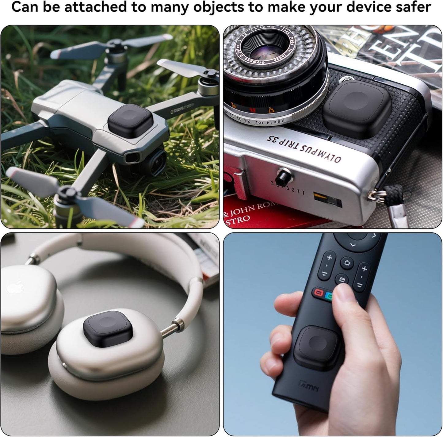 2 Pack for Tile Life360 Mate 2024/2022 Bluetooth Tracker Adhesive Mount, Silicone Waterproof Case with 3M Adhesive Sticker Stick on Car/Bike/Luggage, Hidden Tile Mate Full Protective Holder Anti-Lost