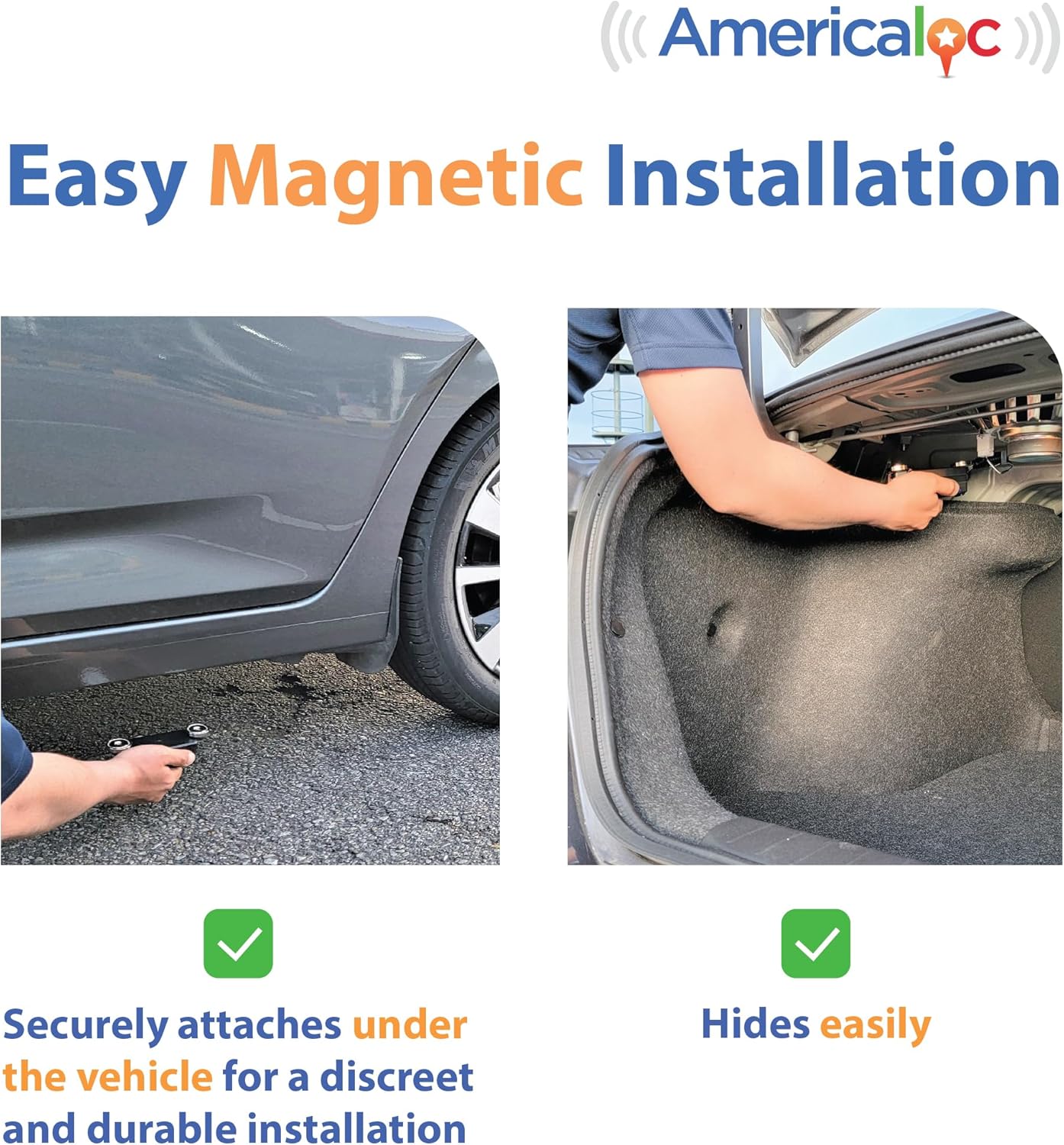 Americaloc Mini Seven GPS Tracker – Includes 4 Months of Free Service. Ultra-Long Battery. Vehicles, Assets & People. Rechargeable. Magnetic.