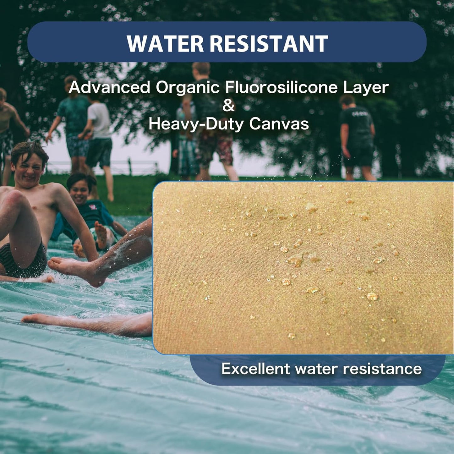 20’x24’ Canvas Tarp Heavy Duty Water Resistant Tarpaulins with Aluminum Grommets,UV Resistant, 22Mil Multipurpose Drop Cloth, 14oz Cover Sheet for Outdoor and Indoor Use with Ropes Yellow