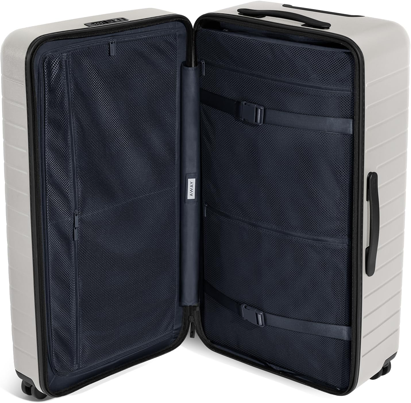 Away Large Trunk Luggage, 31 Inch Hardside Suitcase with Spinner Wheels, Lightweight & Durable, TSA Lock, Ideal for Long Trips, Cloud Gray