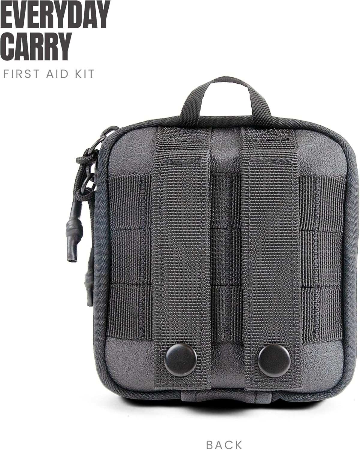 MY MEDIC Everyday Carry First Aid Kit - Emergency Survival Essentials, Medical Supplies & Accessories Bag for Travel Car, Home, Boat, Camper or Backpack - Gray