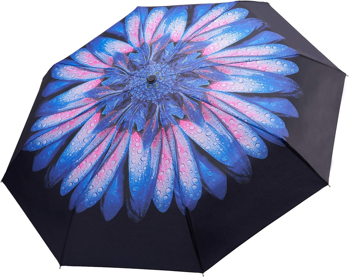 Goothdurs Automatic Mini Travel Windproof Umbrella Compact Auto Open/Close Small Lightweight Folding Rain Umbrellas for Women Men