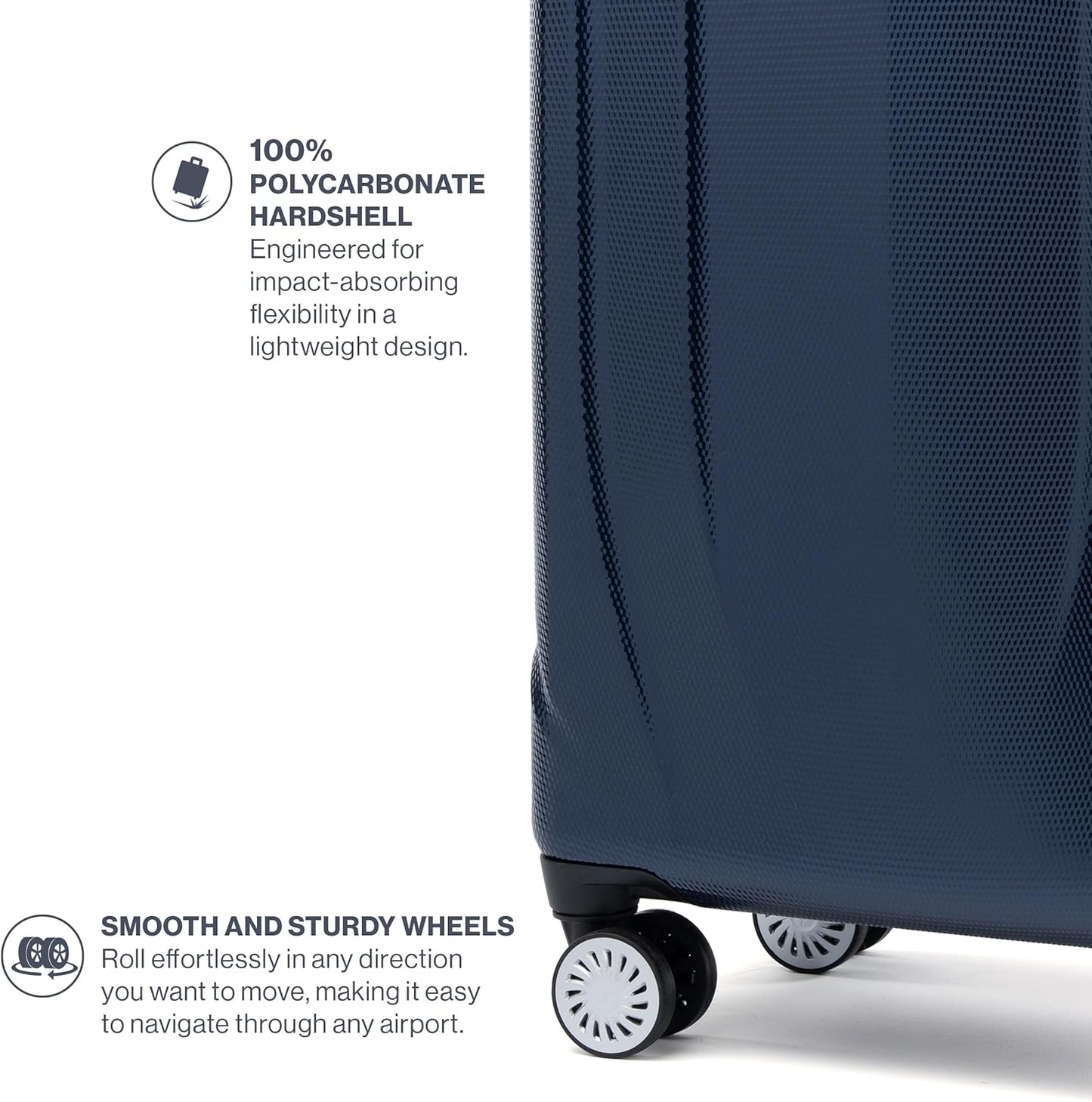 Travelpro Pathways 3 Hardside Expandable Luggage, 8 Spinner Wheels, Lightweight Hard Shell Suitcase, Carry On 21 Inch, Royal Blue