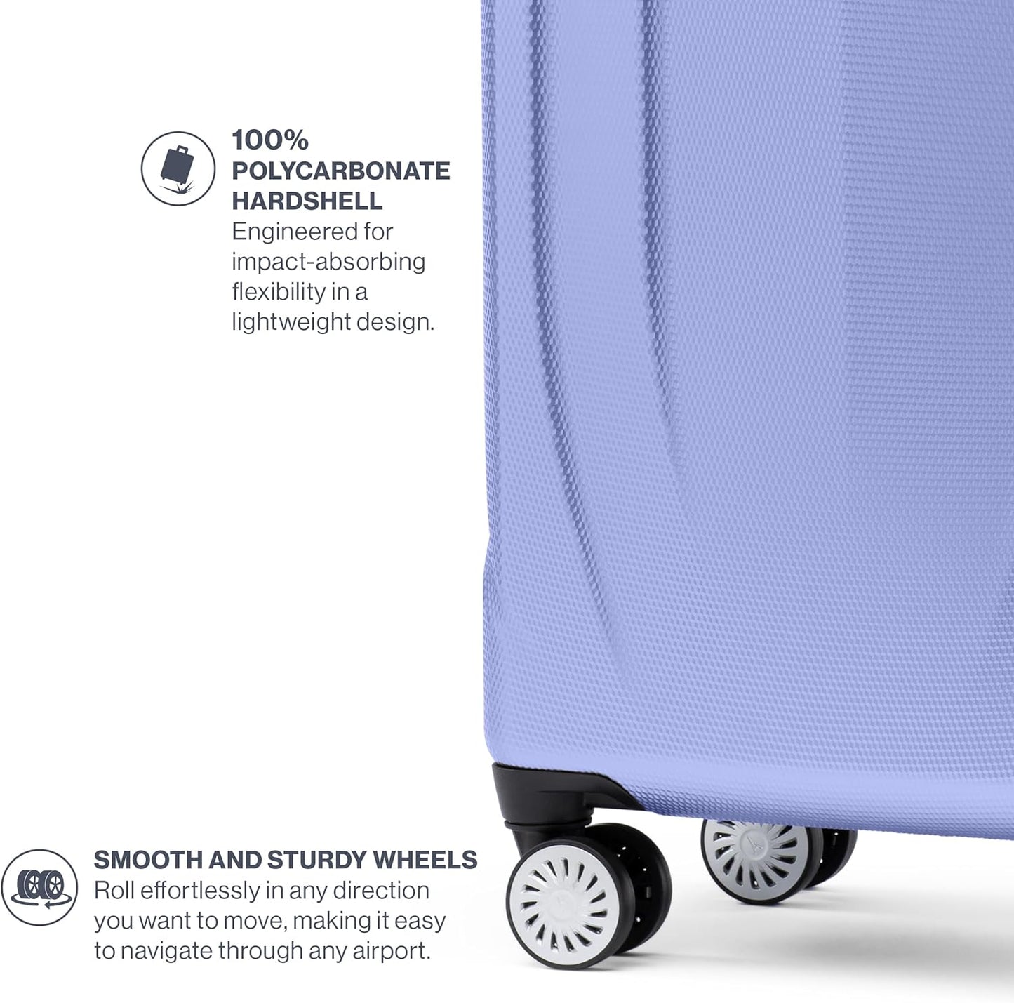 Travelpro Pathways 3 Hardside Expandable Luggage, 8 Spinner Wheels, Lightweight Hard Shell Suitcase, Checked Large 28 Inch, Persian Violet