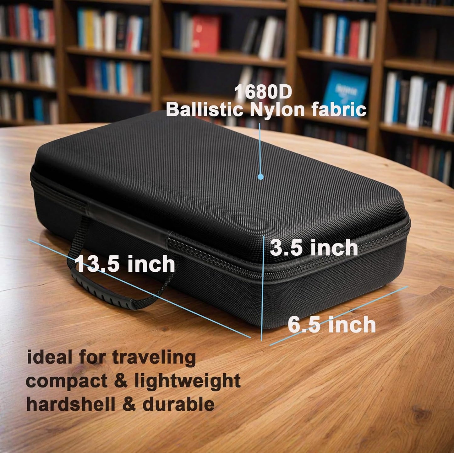 10 slots watch travel case, Hard Portable watch carry storage organizer box, fit watches up to 55mm face