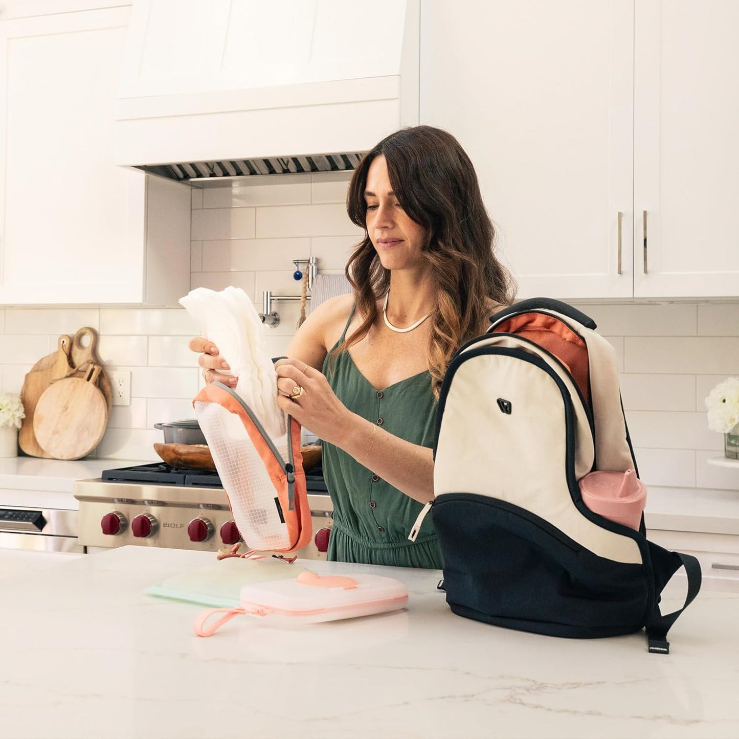 WAYB Pods - Set of 2 | Custom-Sized for Perfect Fit | Modular Organization for Backpacks & Carry Bags | Durable & Breathable Mesh | Easy-Grab Handles