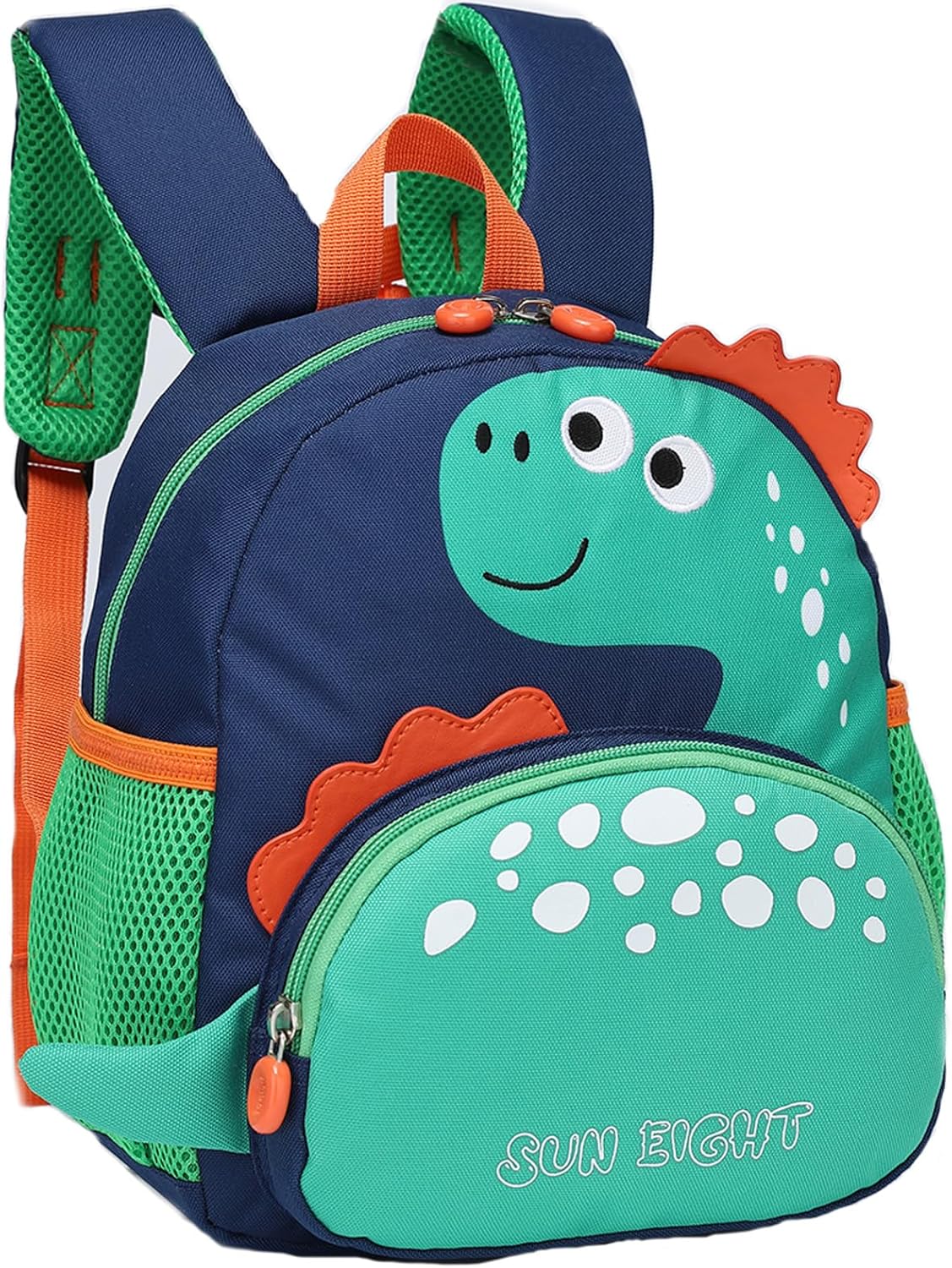 SUN EIGHT Toddler Backpack for Girls Kids Backpack Cute 3D Cartoon School Bag for Baby Boy Girls 1-5 Years Baby Backpack (Dinosaur)