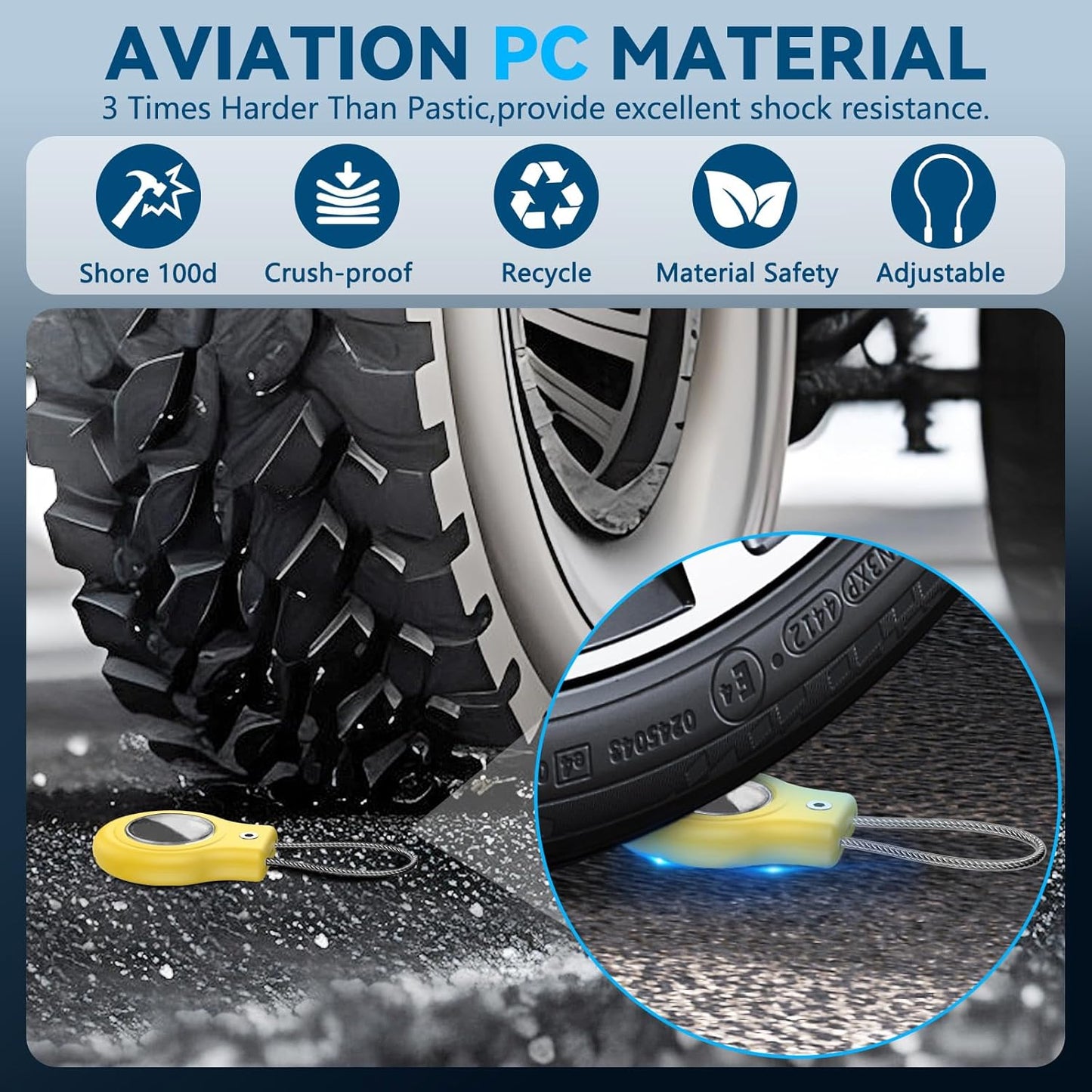 Waterproof Airtag Holder,4 Pack Airtag Case with Secure Lock,Airtags Keychain for Apple Air tag,Anti-Lost Protective Case Air tag Accessories for GPS Tracker Luggage,Key,Pet-Red/Purple/Orange/Yellow