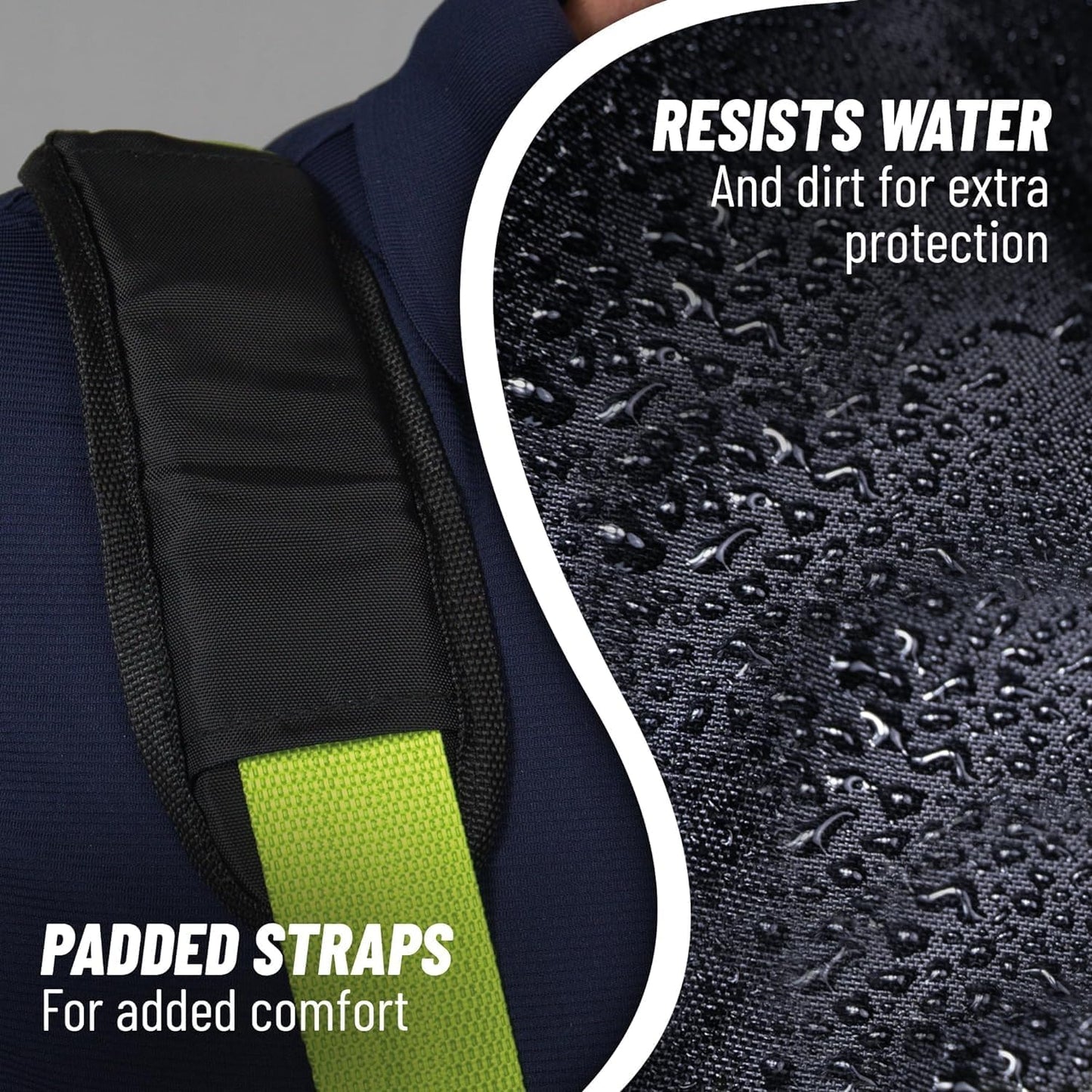 V VOLKGO Car Seat Travel Bag For Airplane with Padded Backpack Shoulder Straps, Gate Check Bag, Car Seat Bags for Air Travel Carseat Travel Cover, Carseat Travel Bag Cover for Airplane Travel