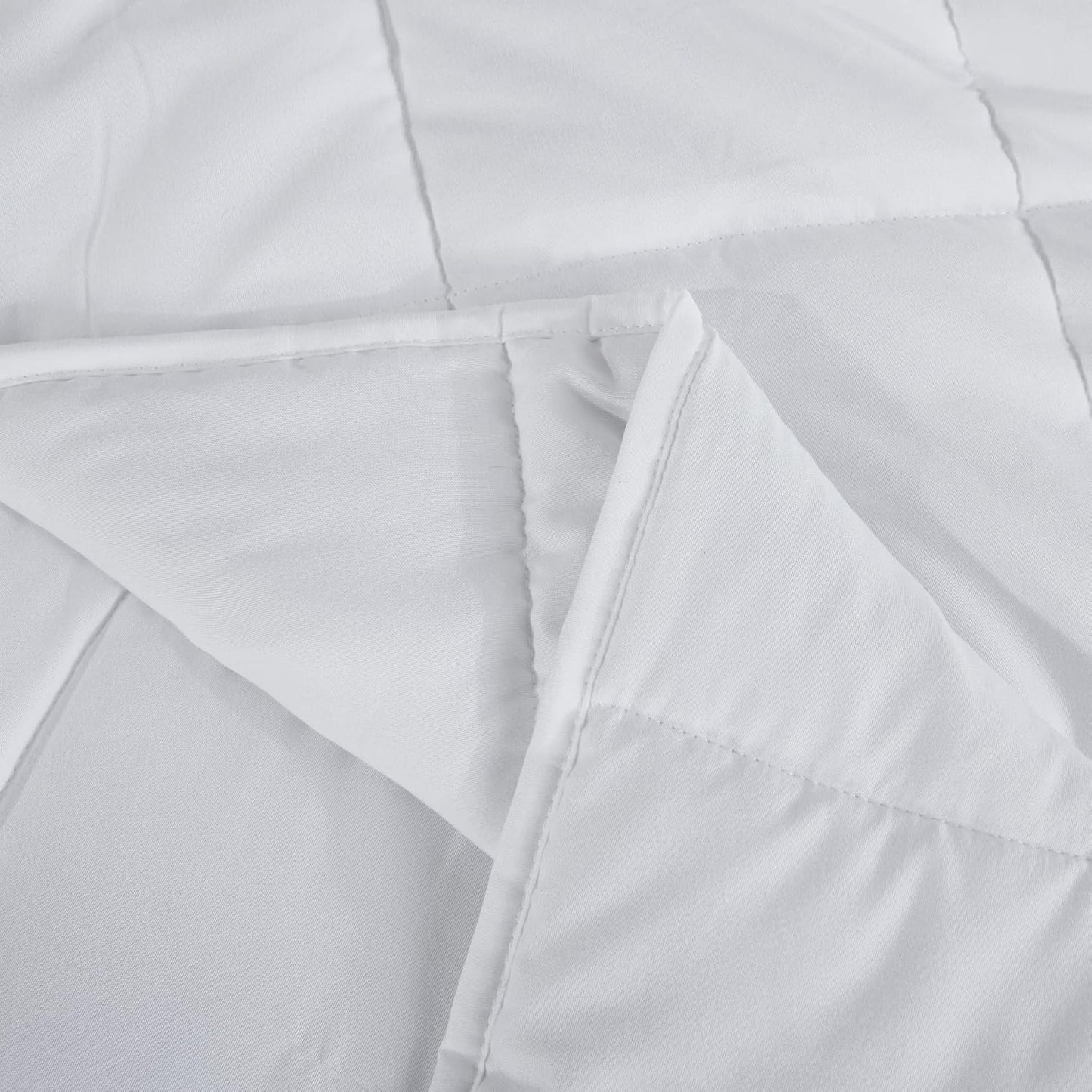 L'AGRATY Weighted Blanket - 60"x80" 20lbs Cooling Breathable Heavy Blanket Microfiber Material with Glass Beads Big Blanket for Adult All-Season Summer Fall Winter Soft Thick Comfort Blanket