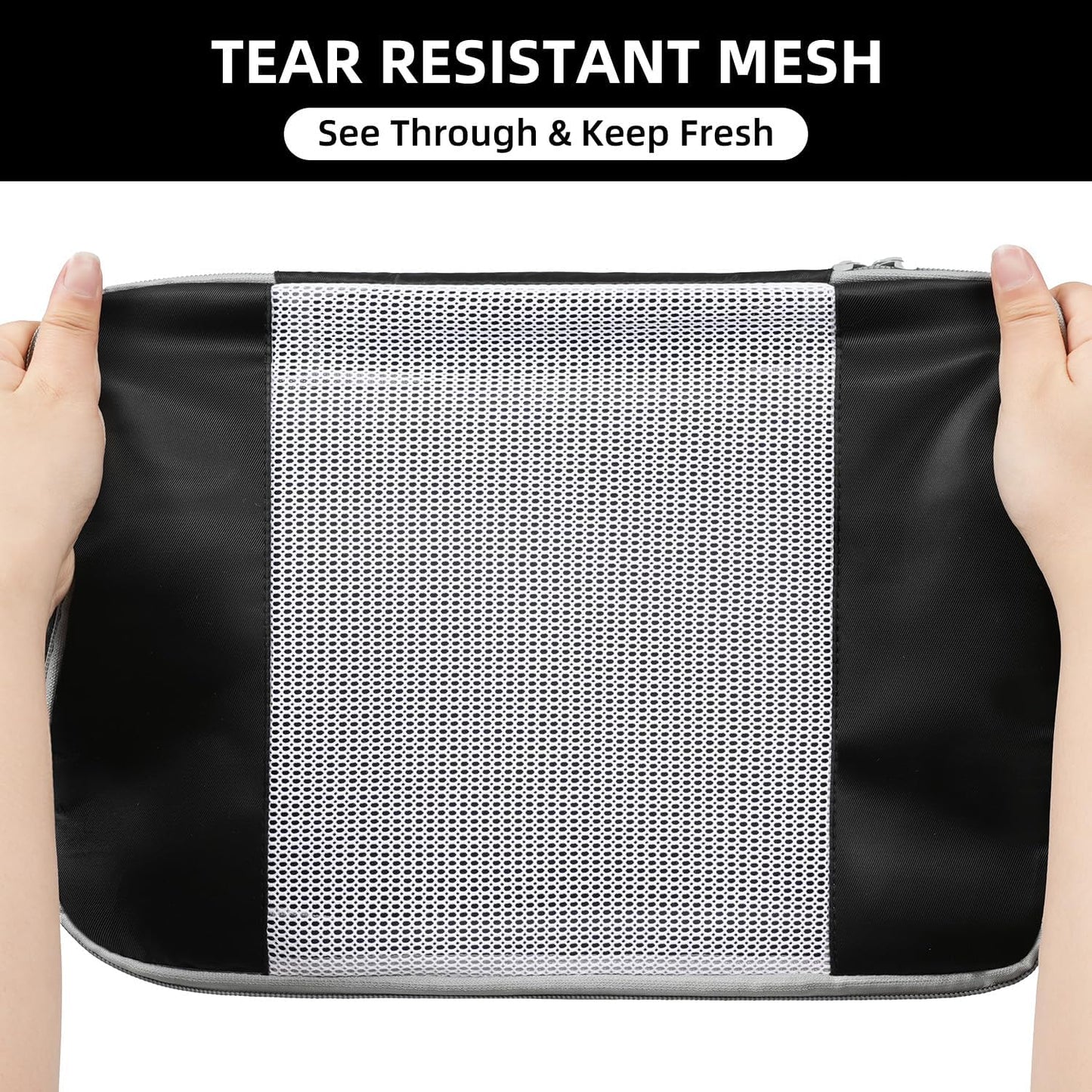 BAGAIL 6 Set/8 Set/10 Set Packing Cubes Various Sizes Packing Organizer for Travel Accessories Luggage Carry On Suitcase