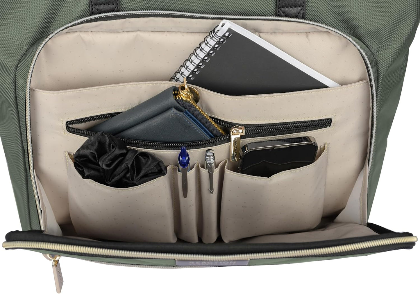 Kenneth Cole REACTION Chelsea Quilted Chevron 15" Laptop & Tablet Business Tote with Removable Shoulder Strap